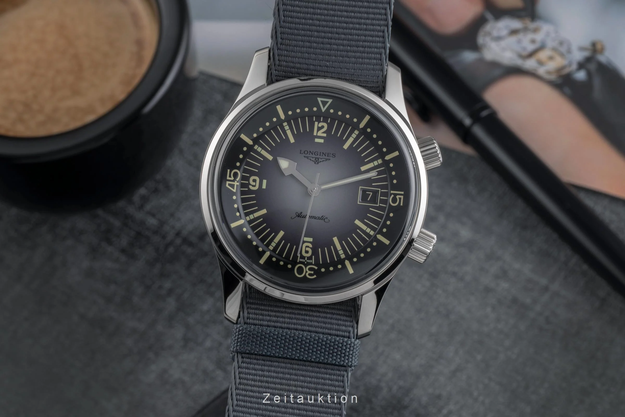 Longines Legend Diver steel automatic men's watch L3.774.4.70.2 LP: 2750EUR  [2503406] - Image 2