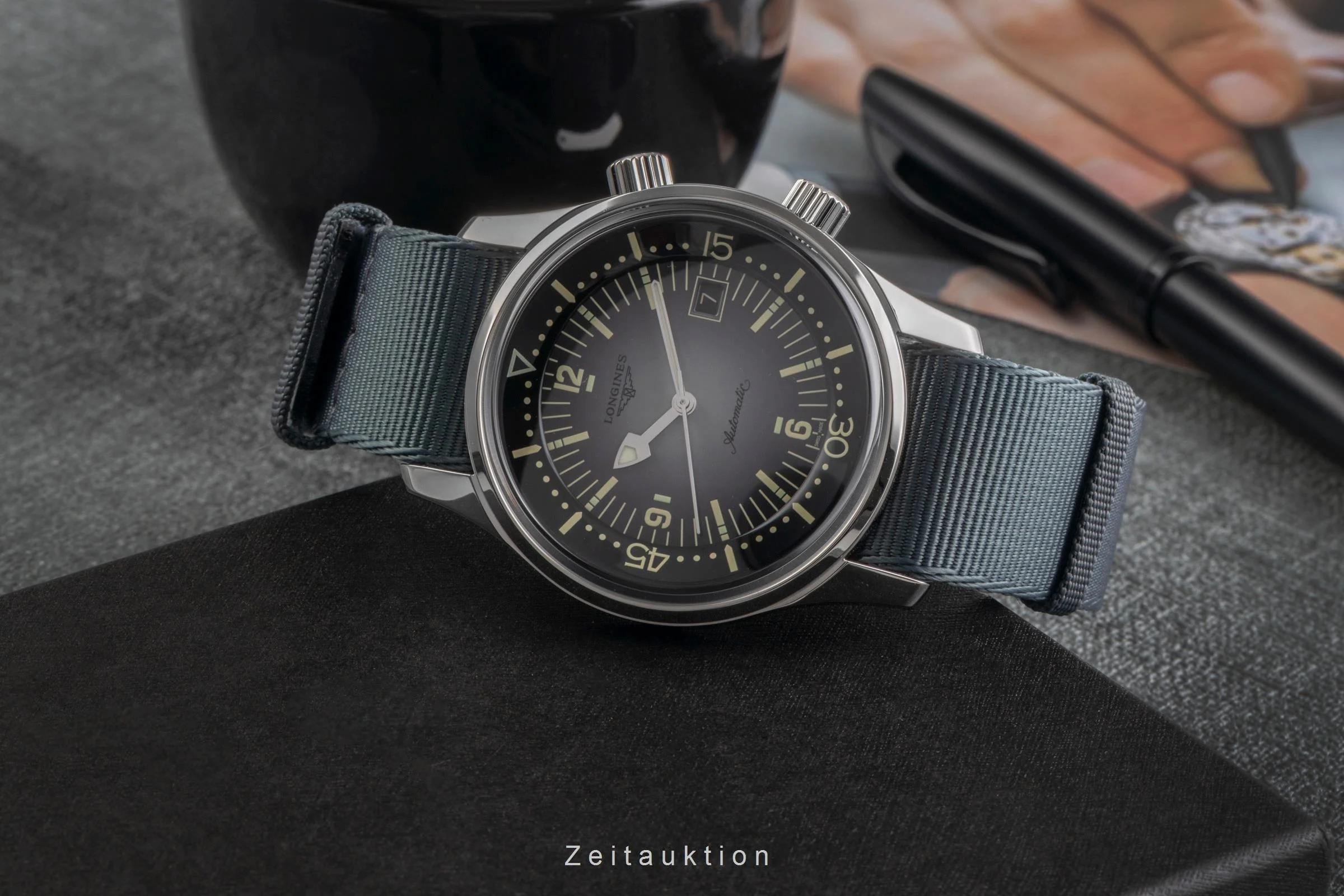 Longines Legend Diver steel automatic men's watch L3.774.4.70.2 LP: 2750EUR  [2503406] - Image 3