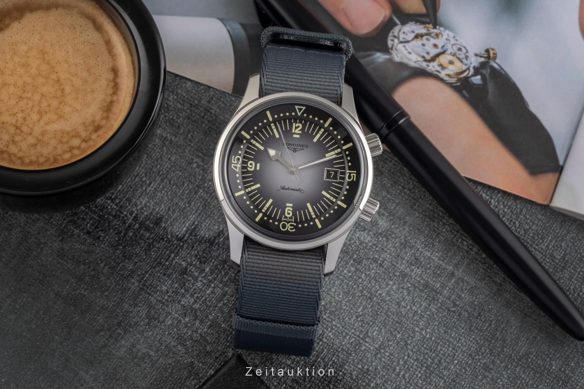Longines Legend Diver steel automatic men's watch L3.774.4.70.2 LP: 2750EUR  [2503406] - Image 4