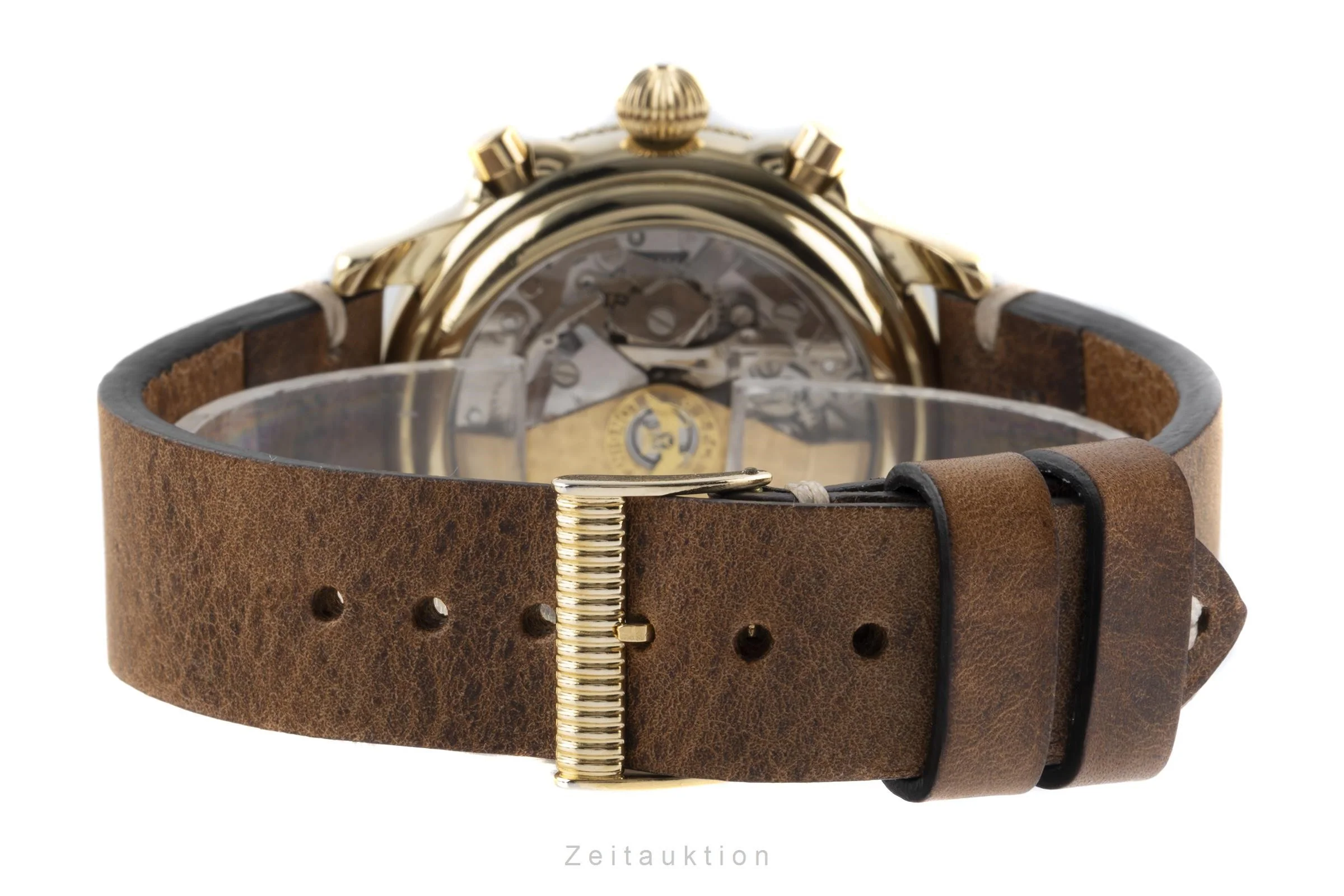 Longines Lindbergh chronograph 18 ct gold automatic men's watch L674.5233, 898 Limited  [2205885] - Image 11