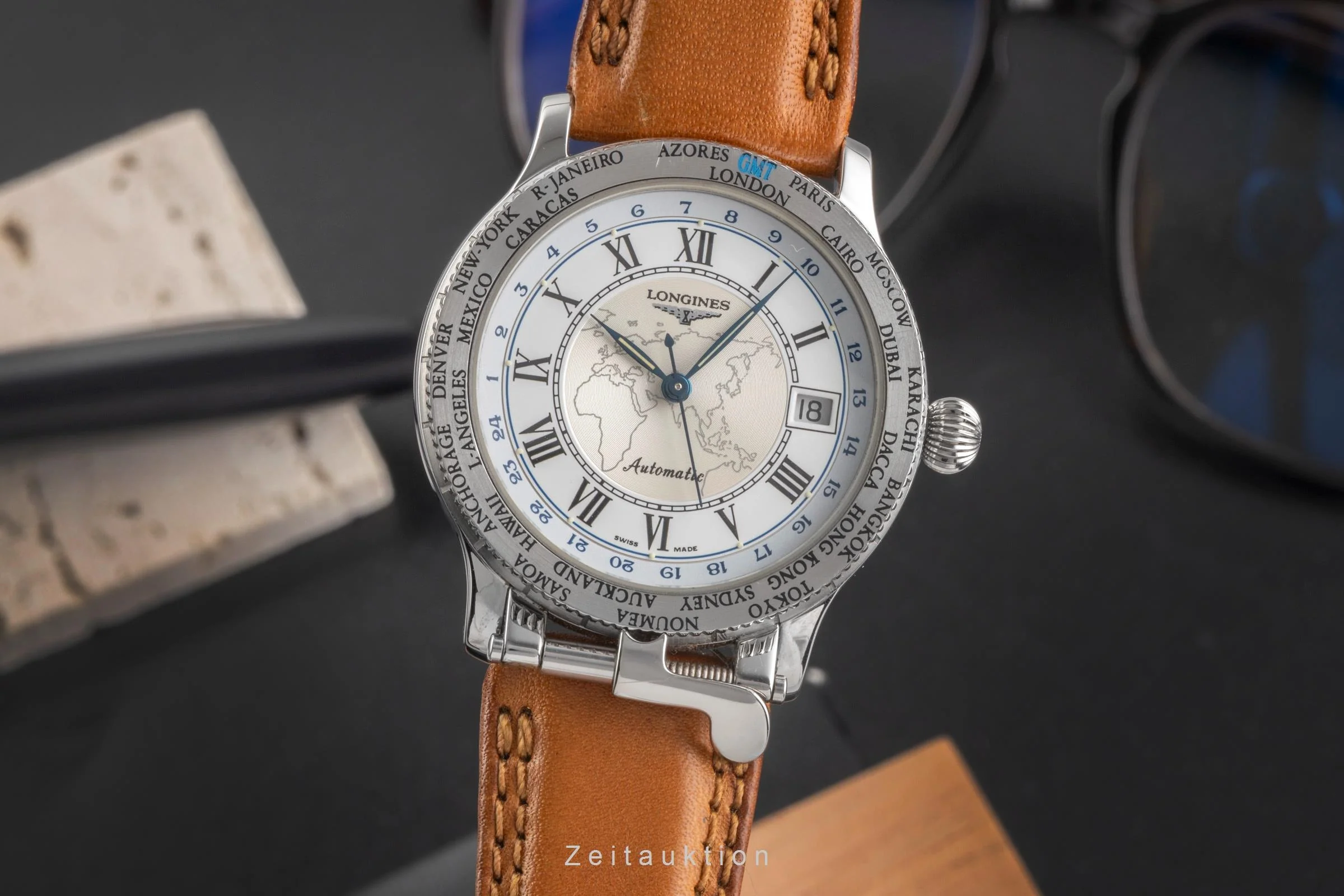 Longines Lindbergh steel automatic men's watch L2.610.4  [2504636] - Image 2