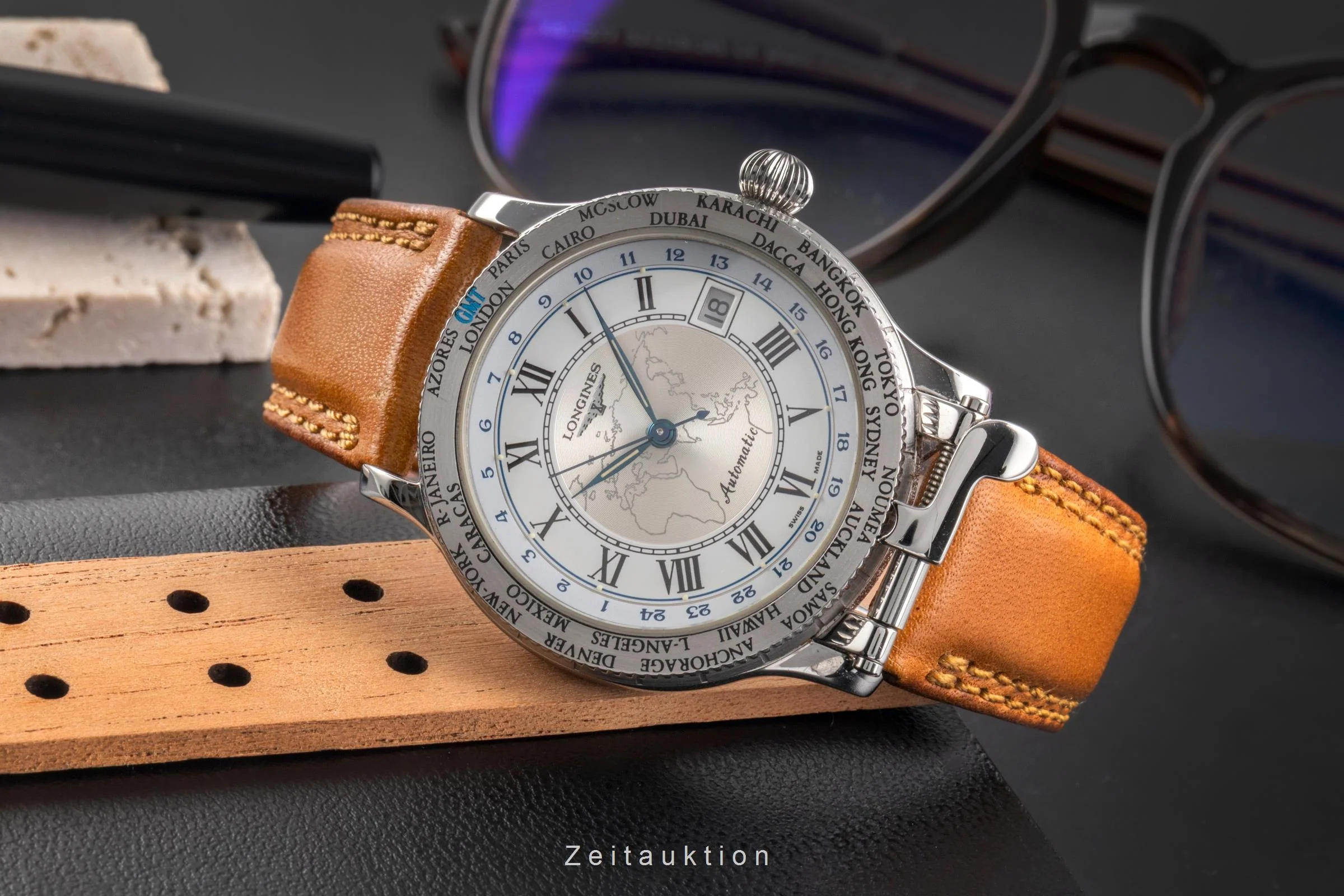 Longines Lindbergh steel automatic men's watch L2.610.4  [2504636] - Image 3