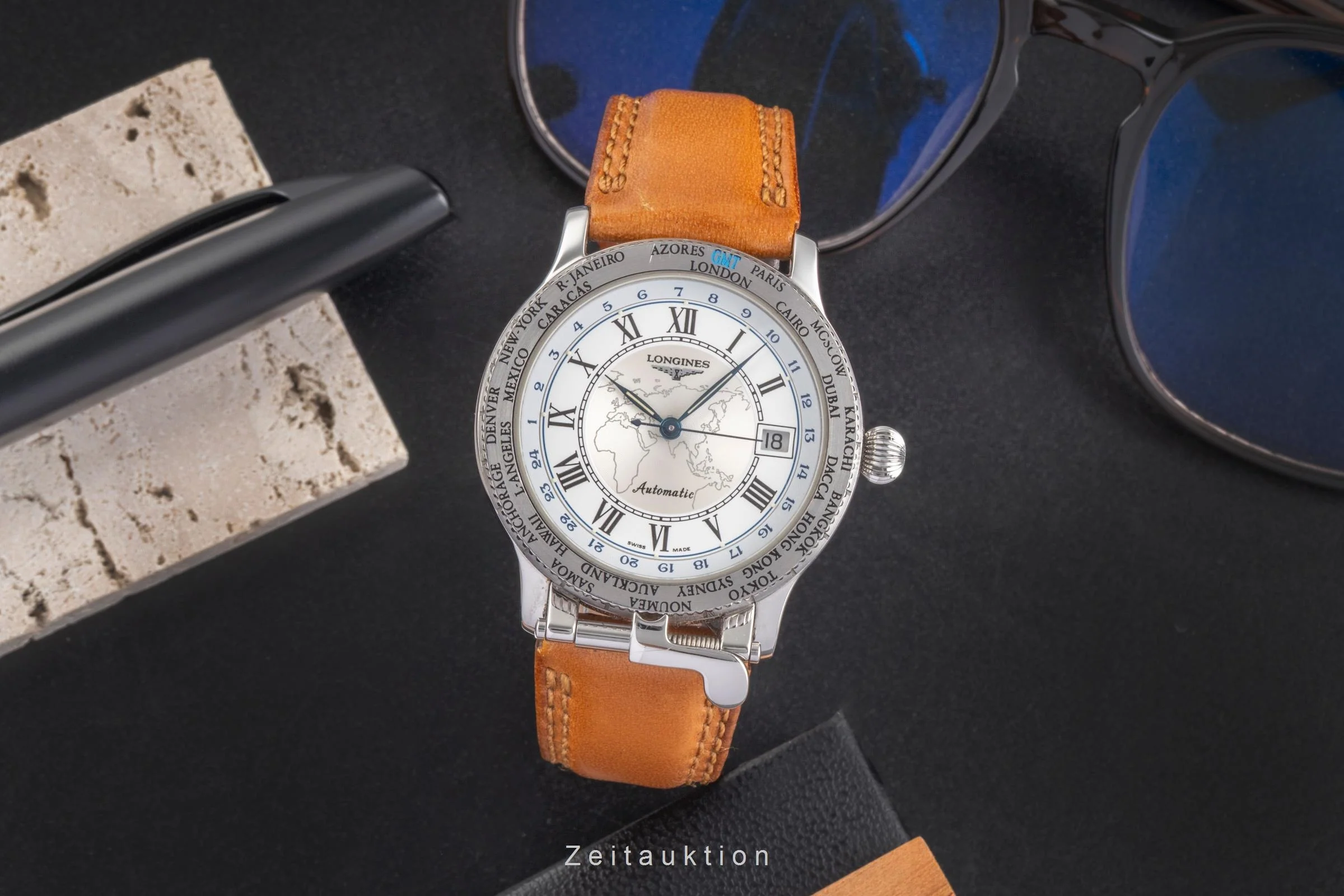 Longines Lindbergh steel automatic men's watch L2.610.4  [2504636] - Image 4