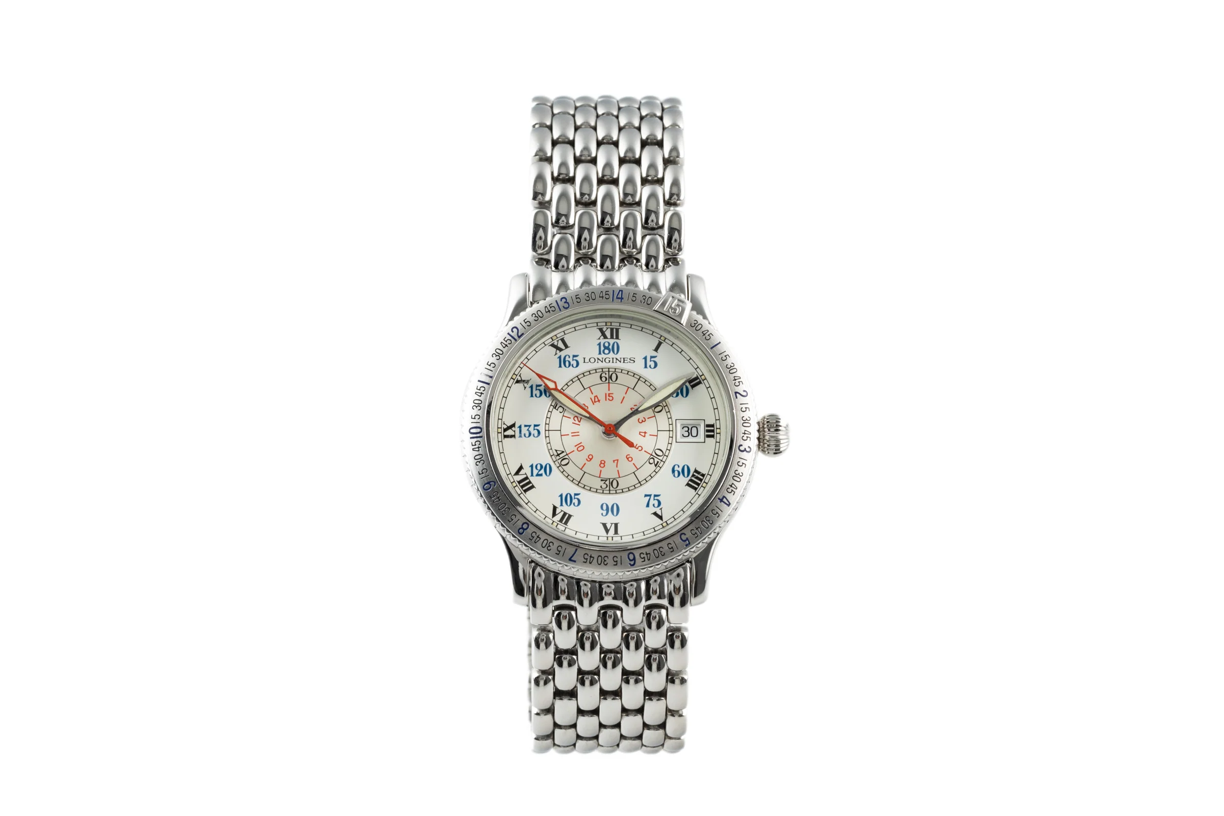 Longines Lindbergh Stundenwinkel steel automatic men's watch L2.617.4  [2200787] - Image 4