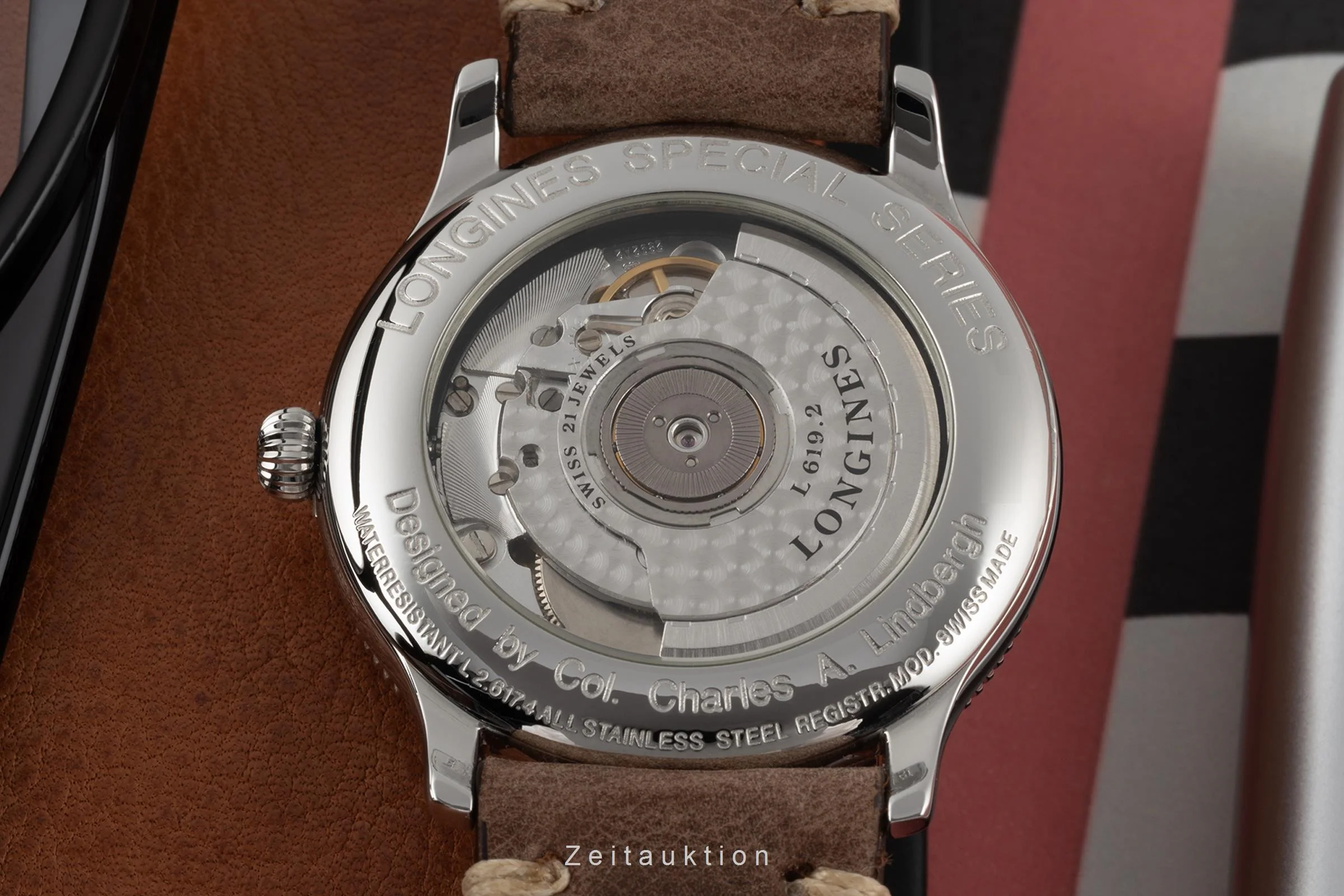 Longines Lindbergh Stundenwinkel steel automatic men's watch L2.617.4  [2304649] - Image 11