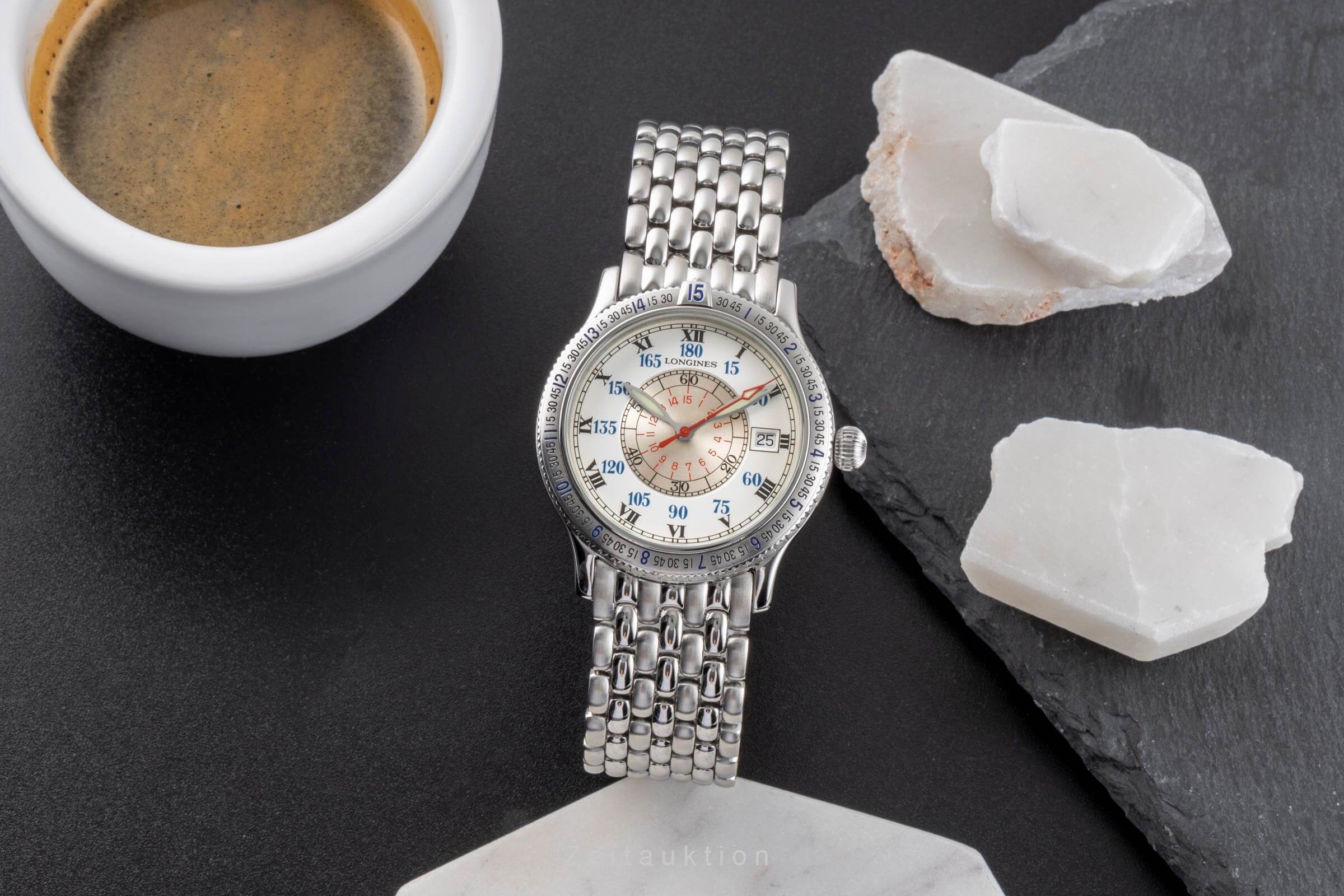 Longines Lindbergh Stundenwinkel steel automatic men's watch L2.617.4  [2500601] - Image 4