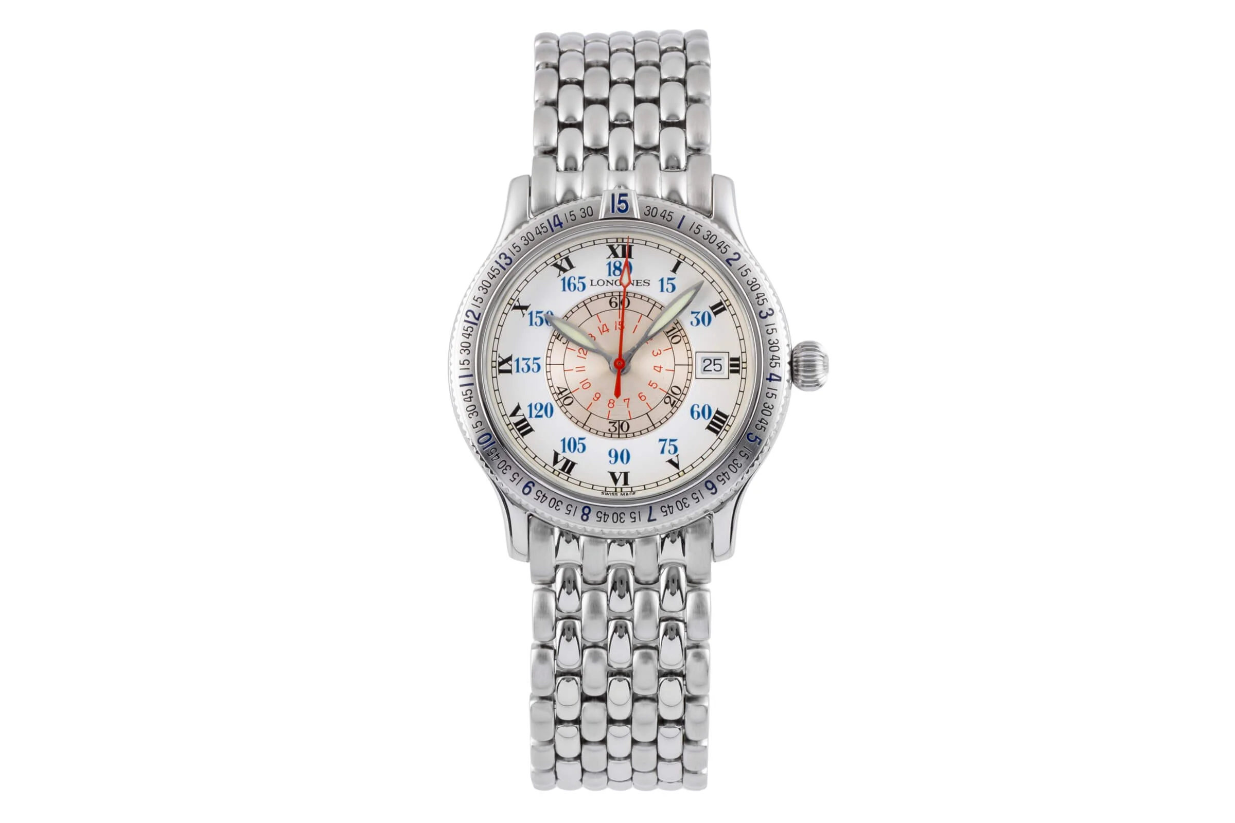 Longines Lindbergh Stundenwinkel steel automatic men's watch L2.617.4  [2500601] - Image 5
