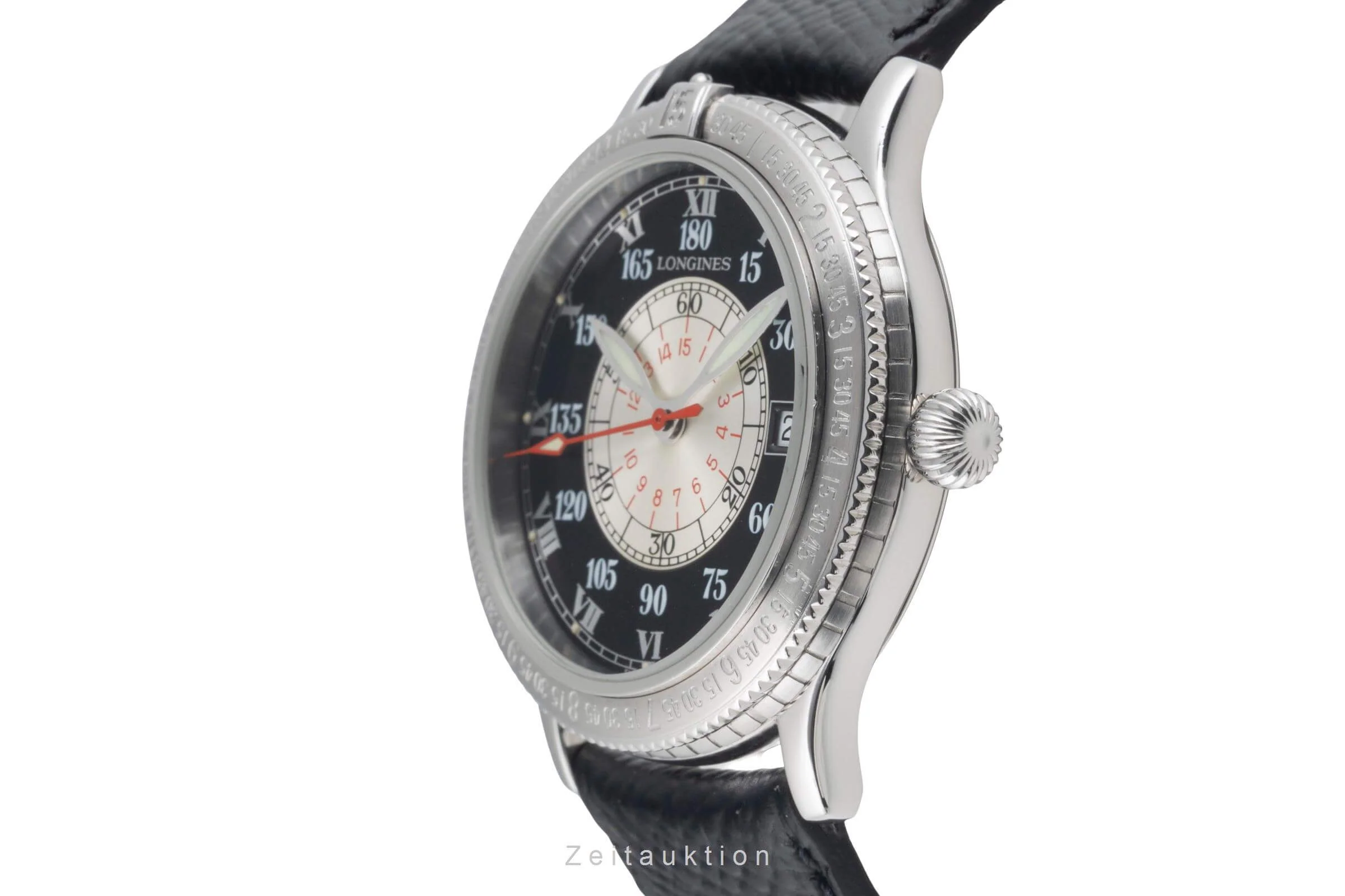 Longines Lindbergh Stundenwinkel steel automatic men's watch L2.617.4  [2501432] - Image 7