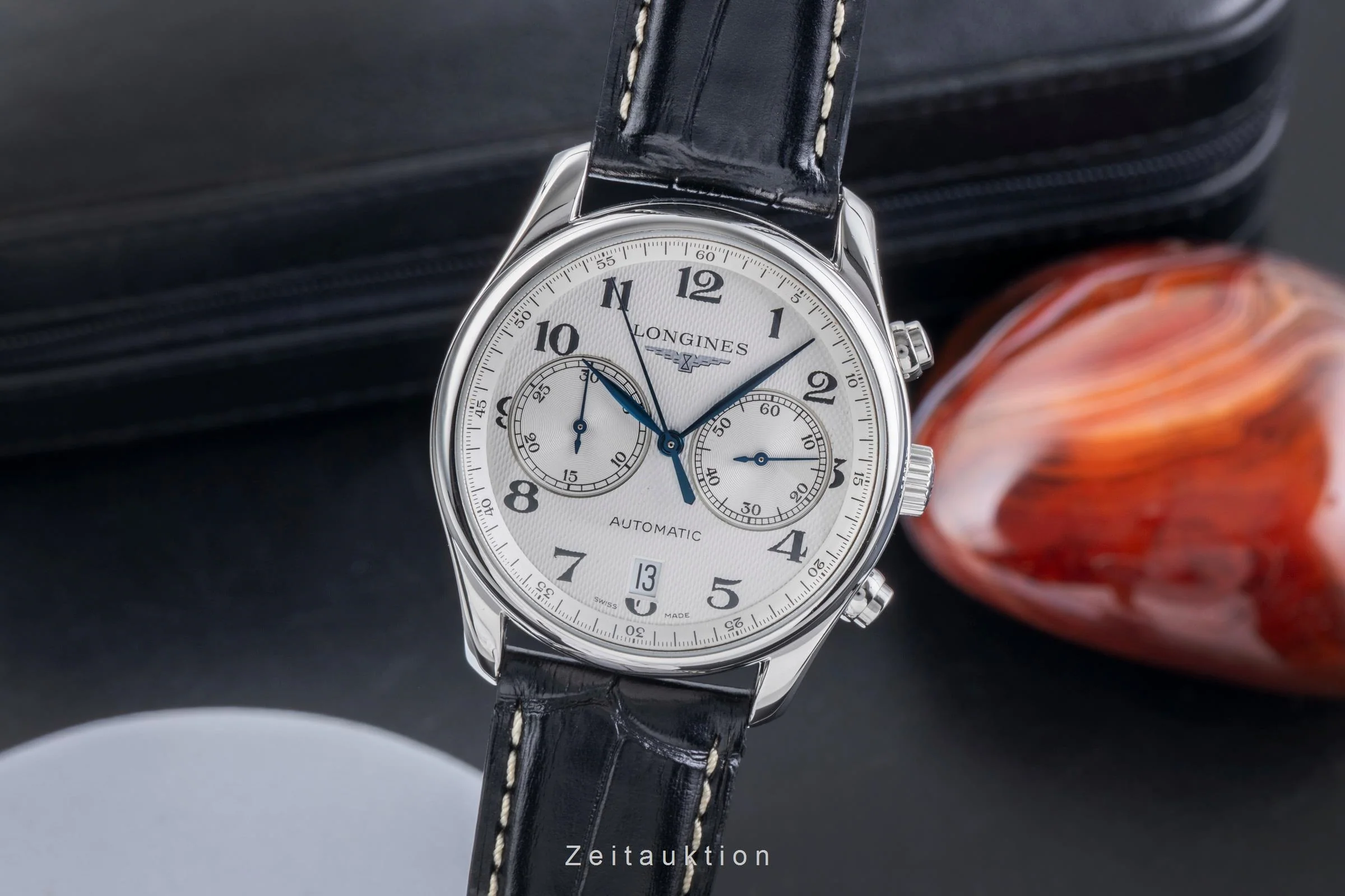 Longines Master Collection chronograph steel automatic men's watch L2.629.4  [2505329] - Image 2