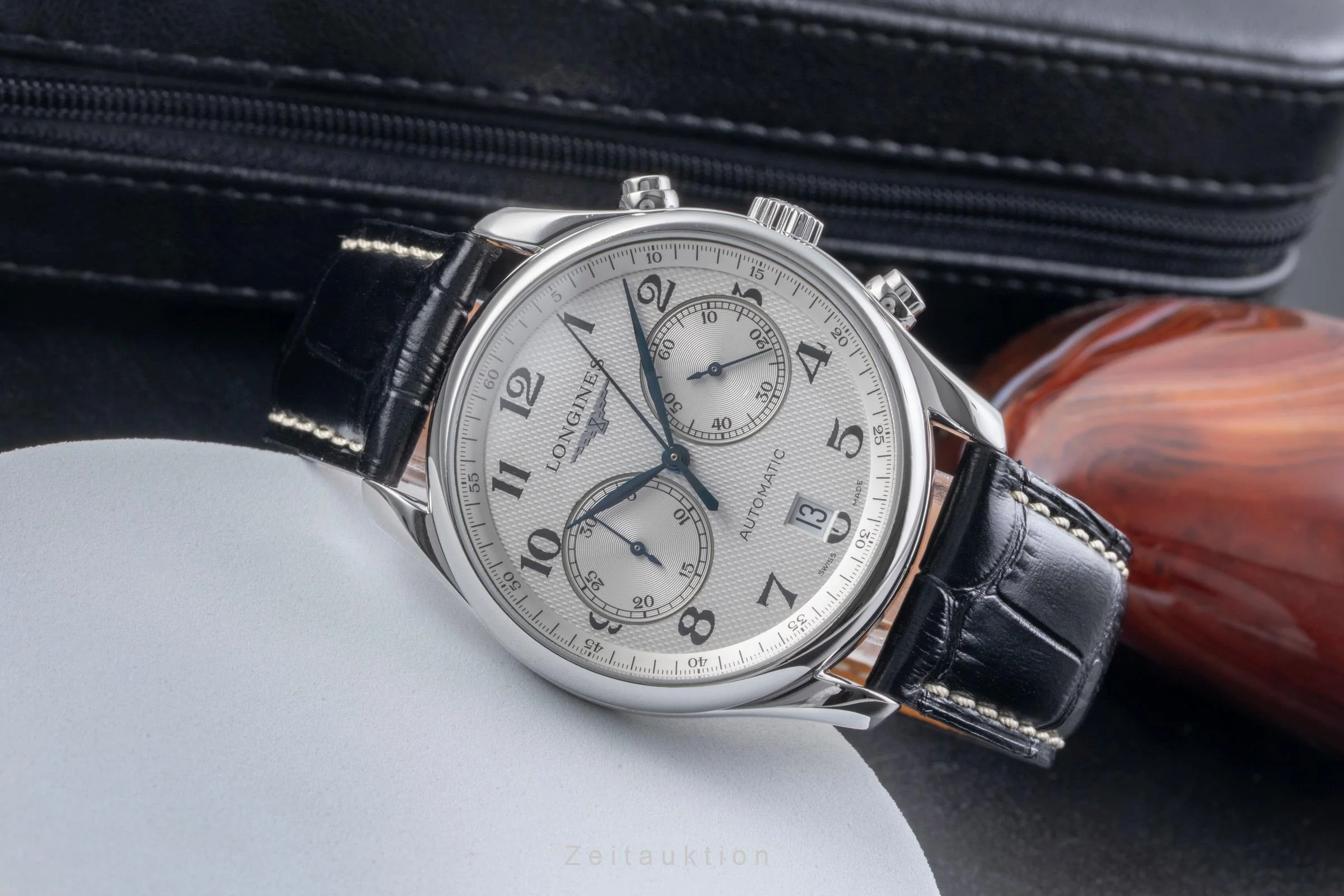 Longines Master Collection chronograph steel automatic men's watch L2.629.4  [2505329] - Image 3
