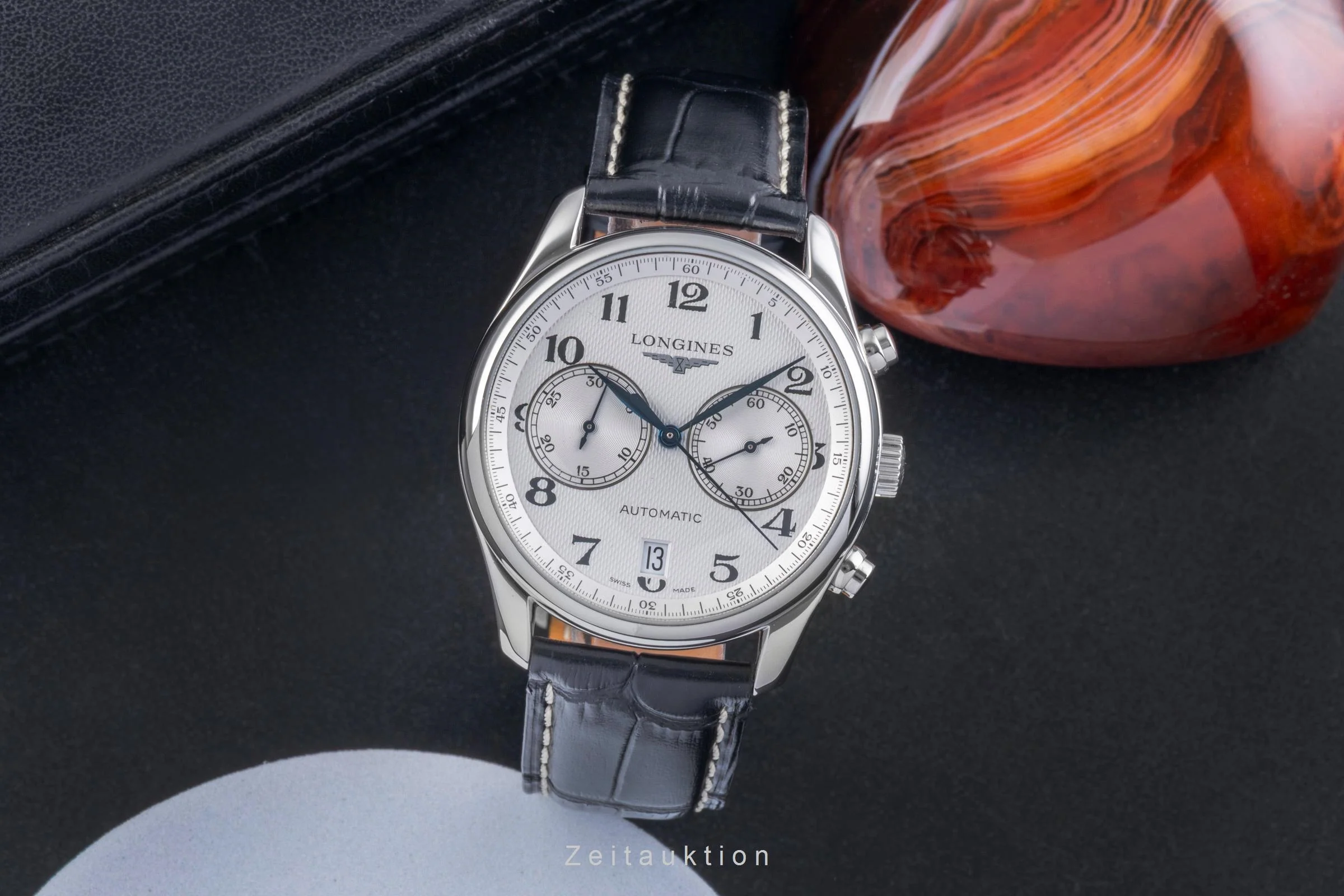 Longines Master Collection chronograph steel automatic men's watch L2.629.4  [2505329] - Image 4