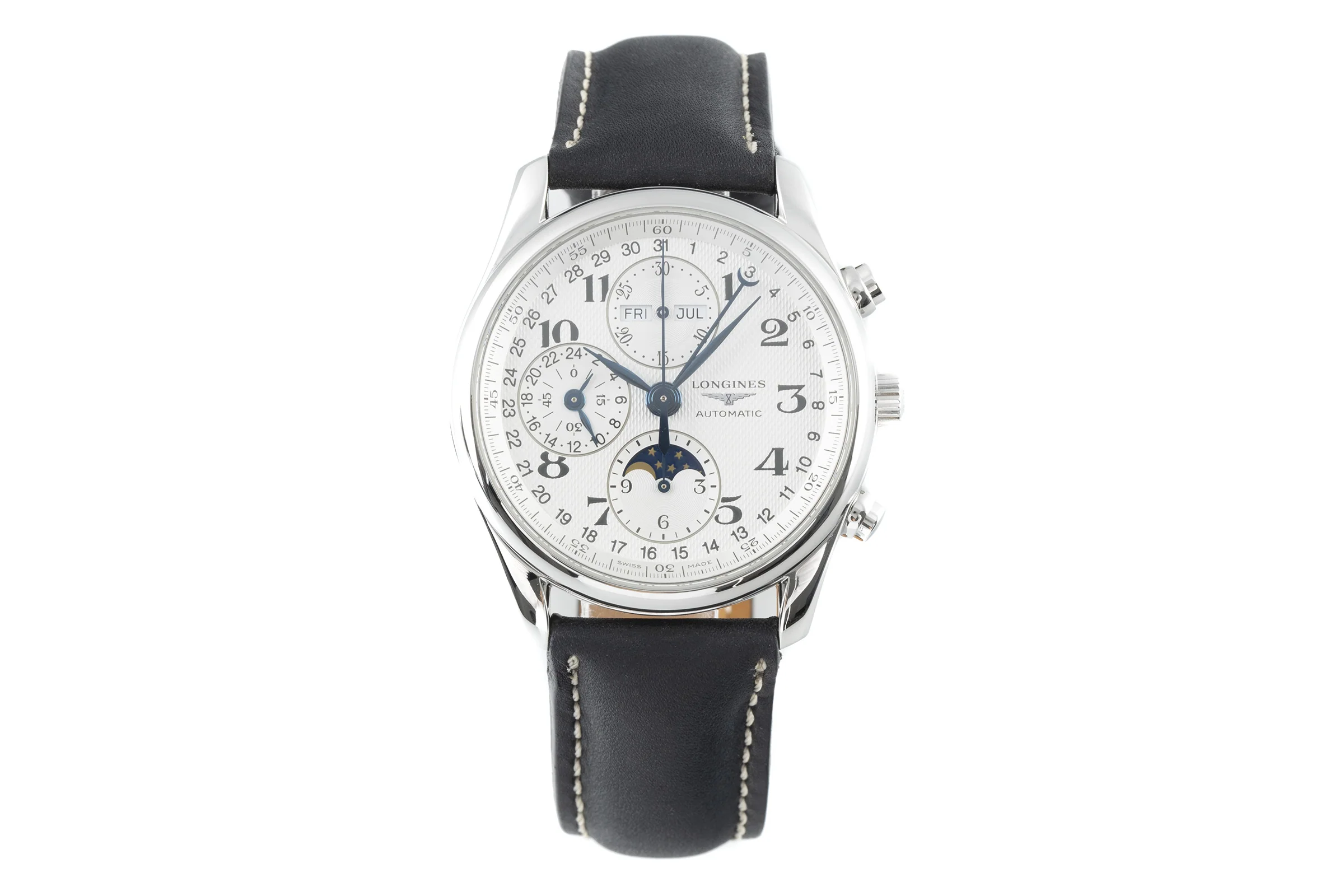 Longines Master Collection chronograph steel automatic men's watch L2.673.4 LP: 3110EUR  [2202734] - Image 3