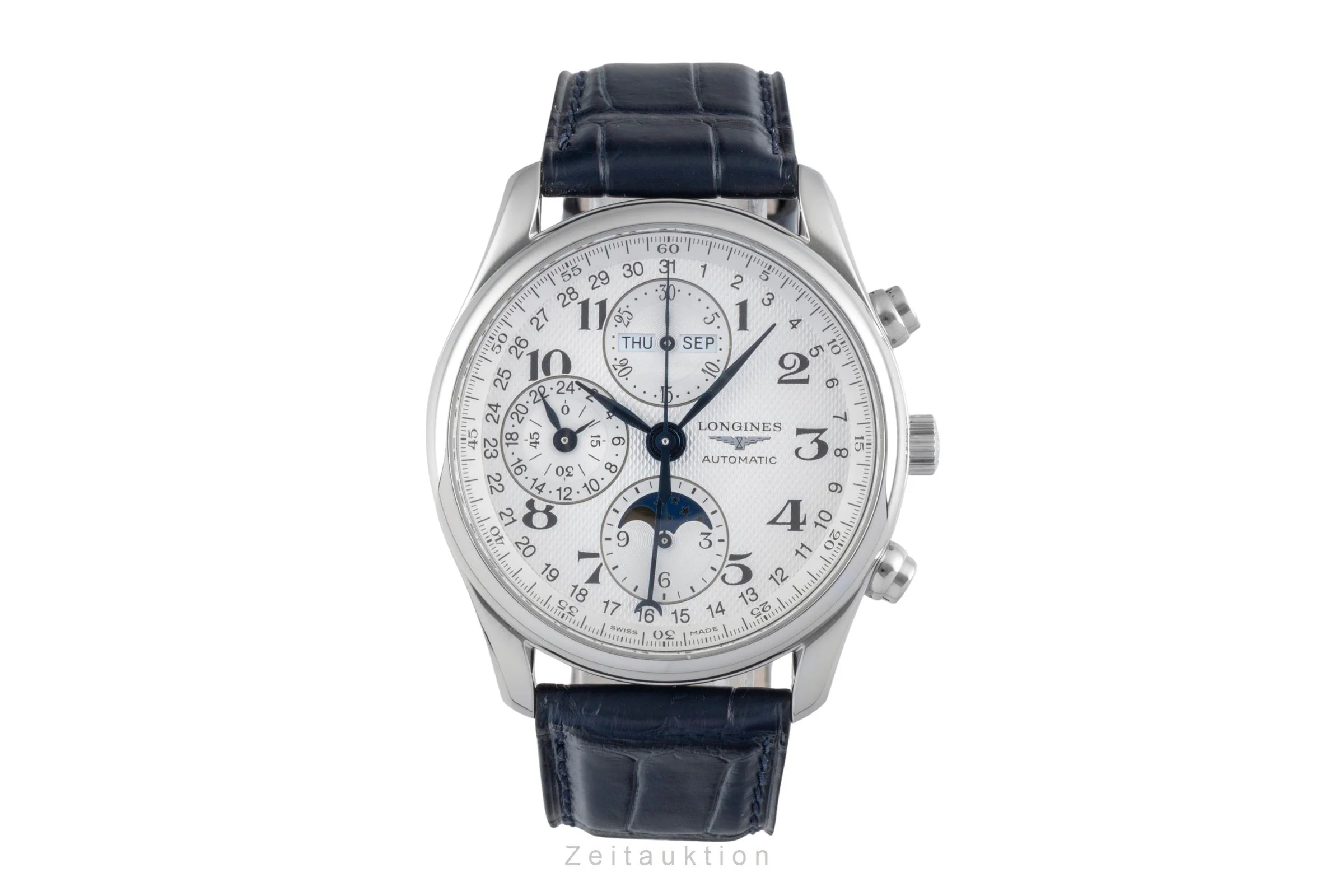 Longines Master Collection chronograph steel automatic men's watch L2.673.4.78.5 LP: 3900EUR  [2506793] - Image 5