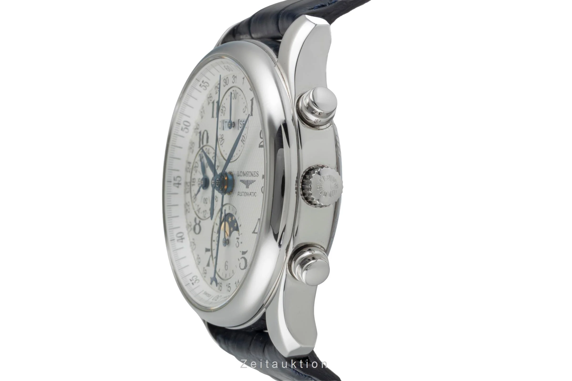 Longines Master Collection chronograph steel automatic men's watch L2.673.4.78.5 LP: 3900EUR  [2506793] - Image 7