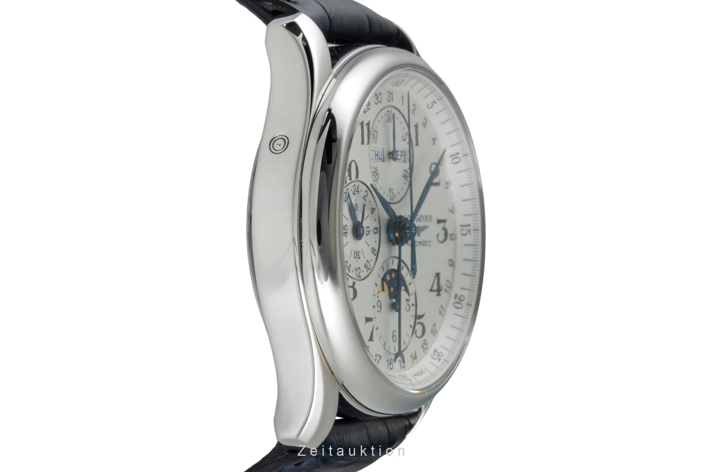 Longines Master Collection chronograph steel automatic men's watch L2.673.4.78.5 LP: 3900EUR  [2506793] - Image 8
