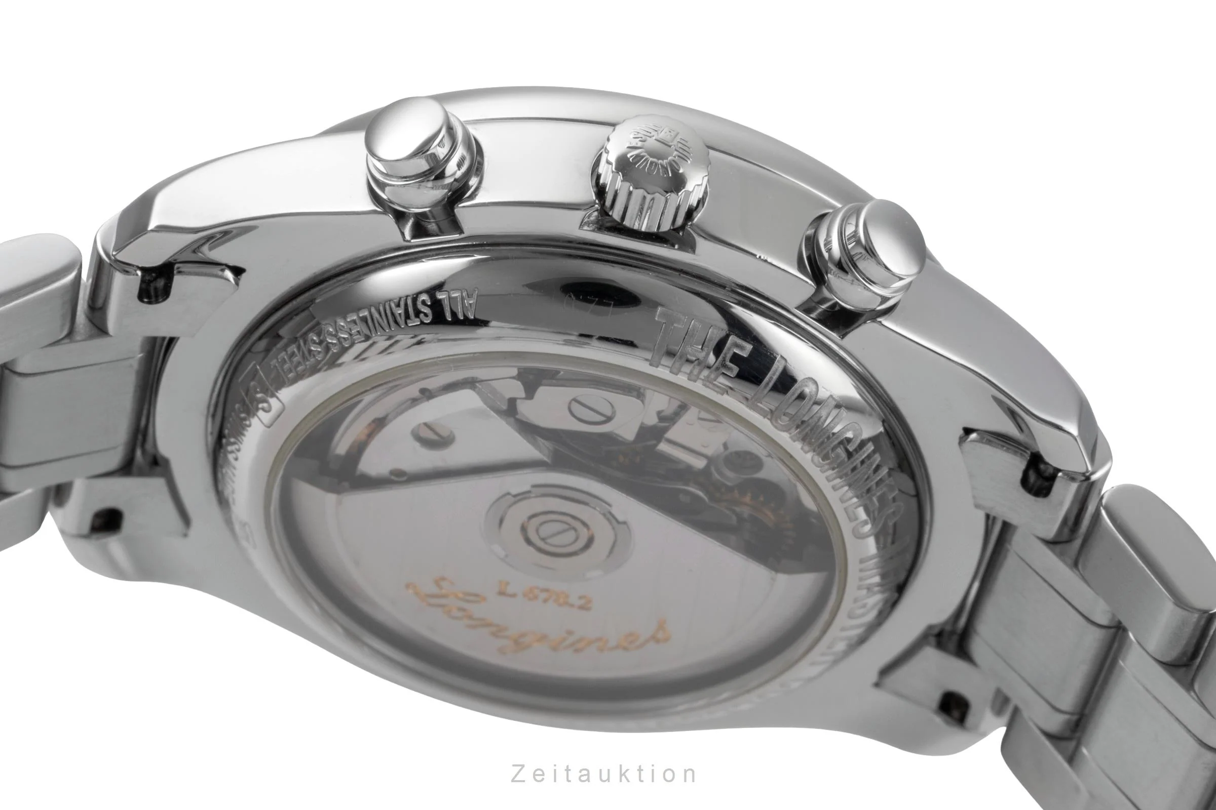 Longines Master Collection chronograph steel automatic men's watch L2.673.4.78.6  [2505555] - Image 11
