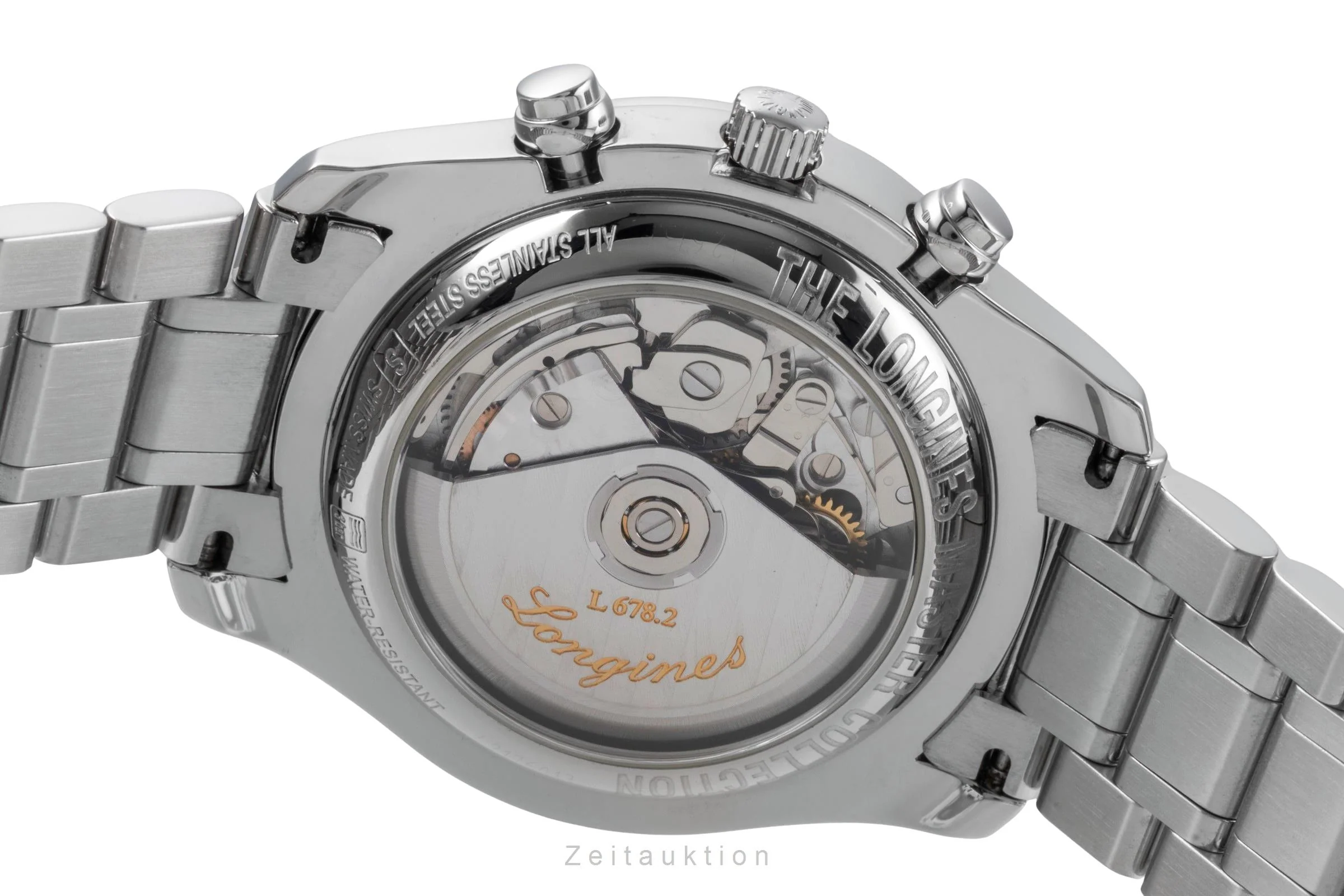 Longines Master Collection chronograph steel automatic men's watch L2.673.4.78.6  [2505555] - Image 12