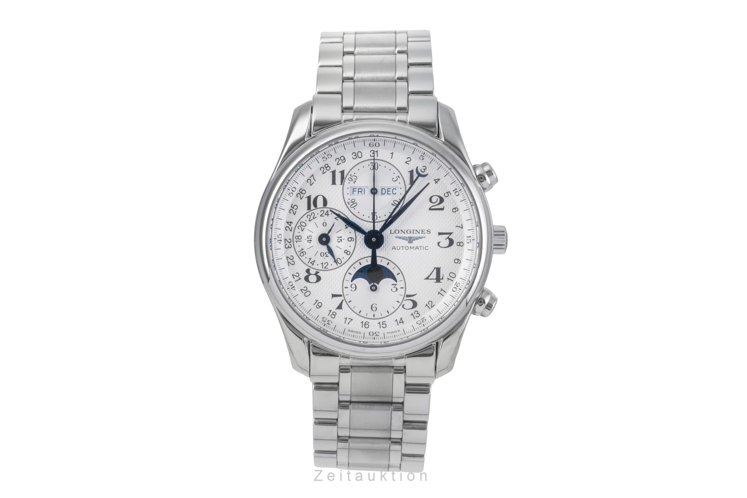 Longines Master Collection chronograph steel automatic men's watch L2.673.4.78.6  [2505555] - Image 5