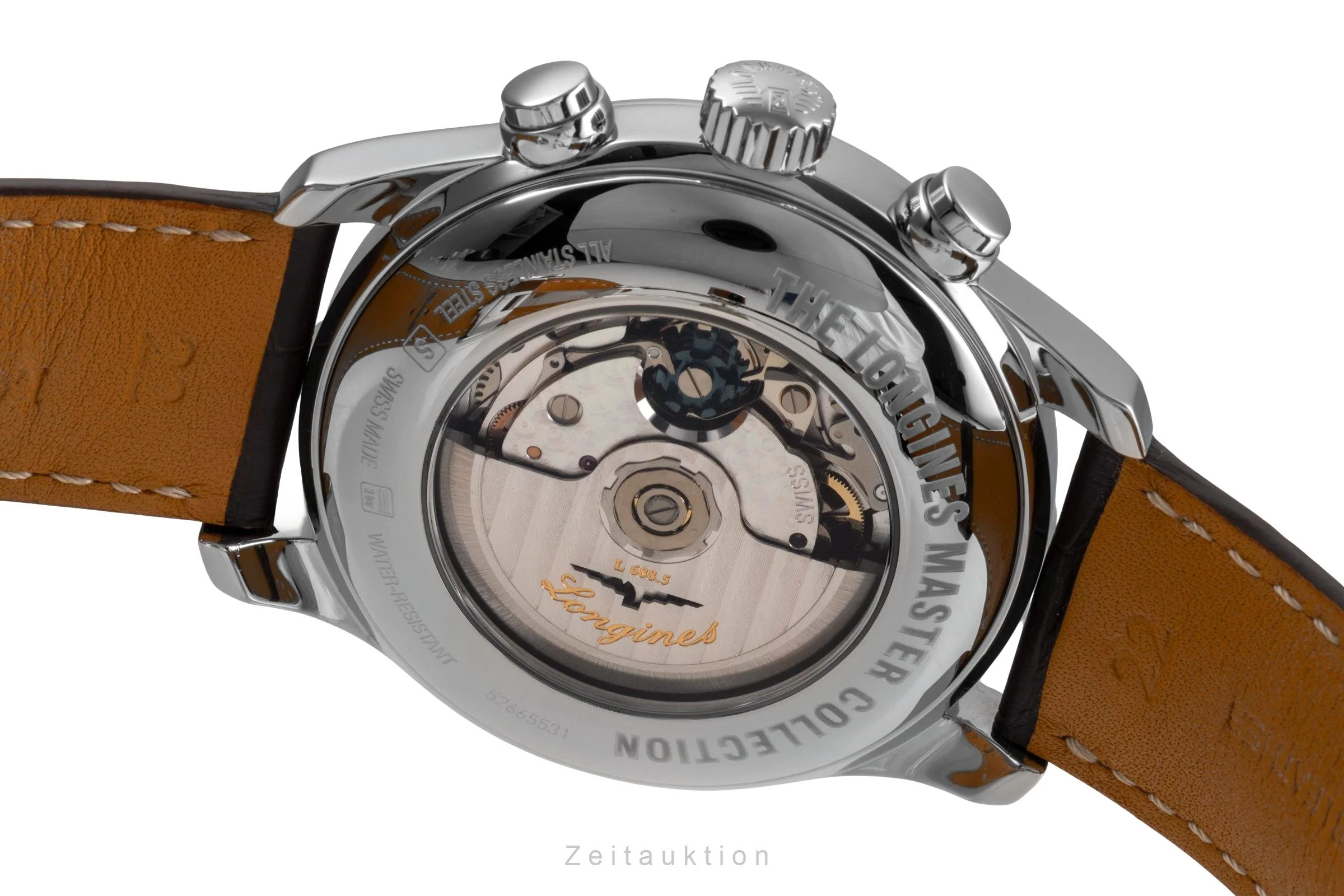 Longines Master Collection chronograph steel automatic men's watch L2.859.4.78.3 LP: 3600EUR  [2503795] - Image 11