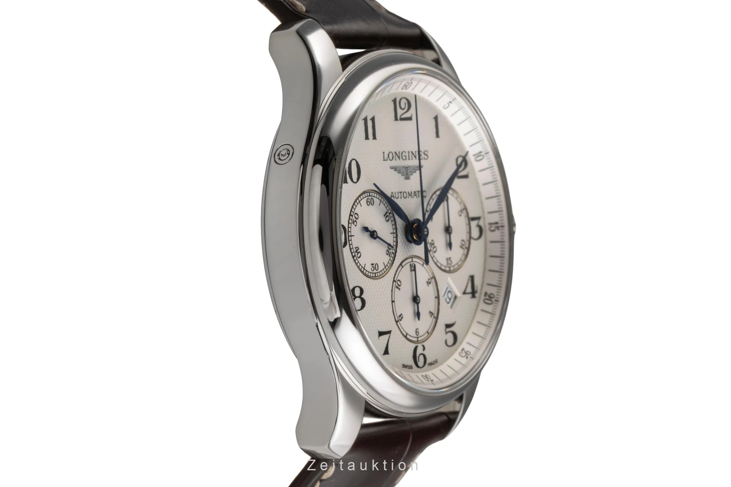 Longines Master Collection chronograph steel automatic men's watch L2.859.4.78.3 LP: 3600EUR  [2503795] - Image 8