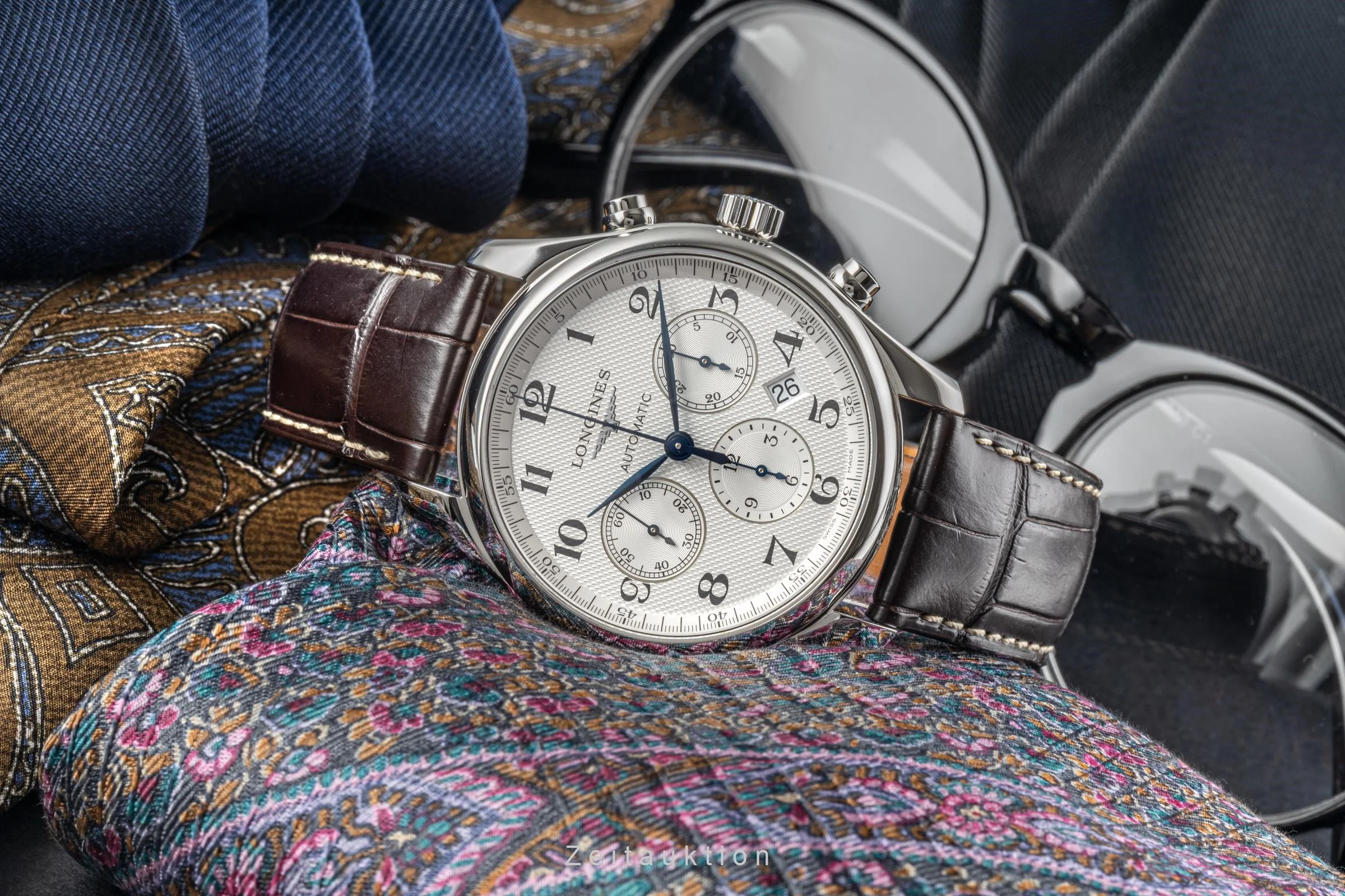Longines Master Collection chronograph steel automatic men's watch L27594785 LP: 3300EUR  [2300195] - Image 2