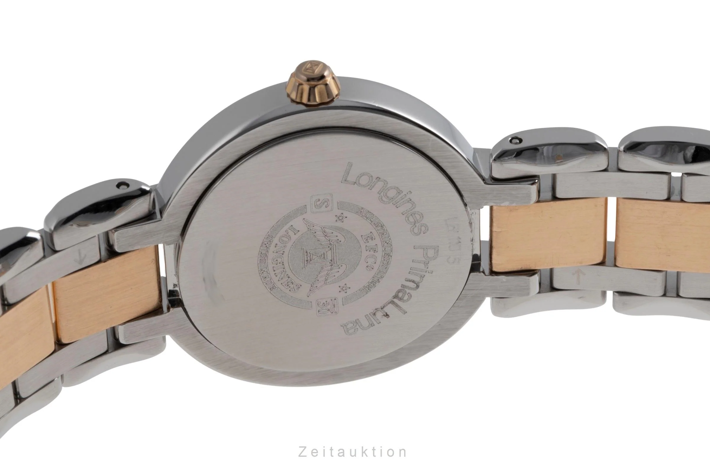 Longines Prima Luna steel / gold quartz women's watch L8.110.5  [2502866] - Image 11