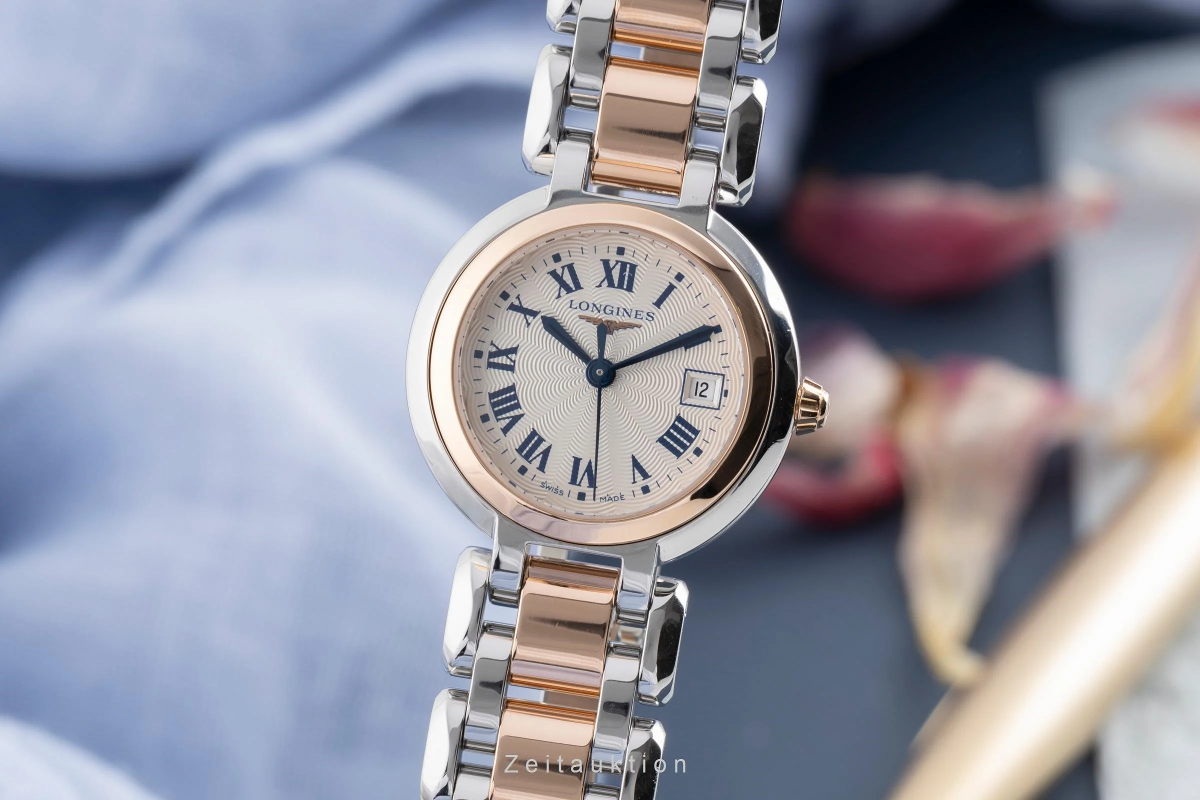 Longines Prima Luna steel / gold quartz women's watch L8.110.5  [2502866] - Image 2