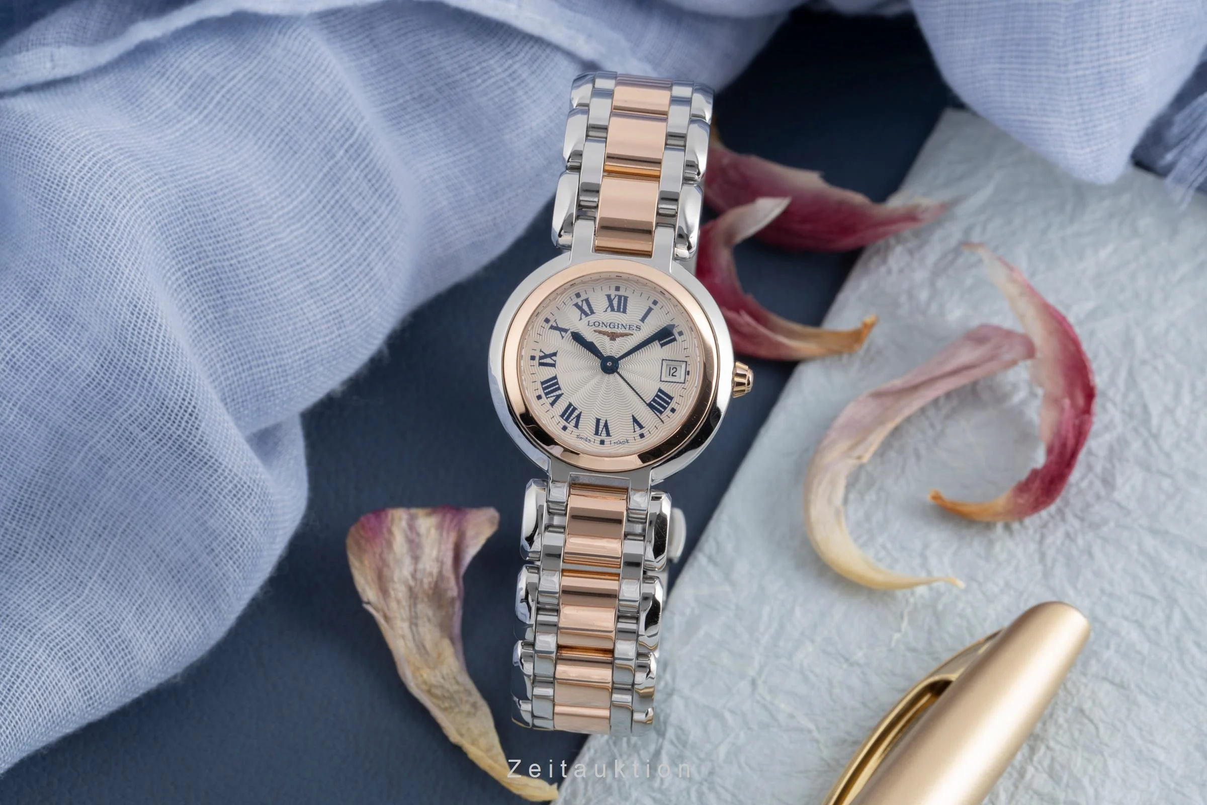 Longines Prima Luna steel / gold quartz women's watch L8.110.5  [2502866] - Image 4