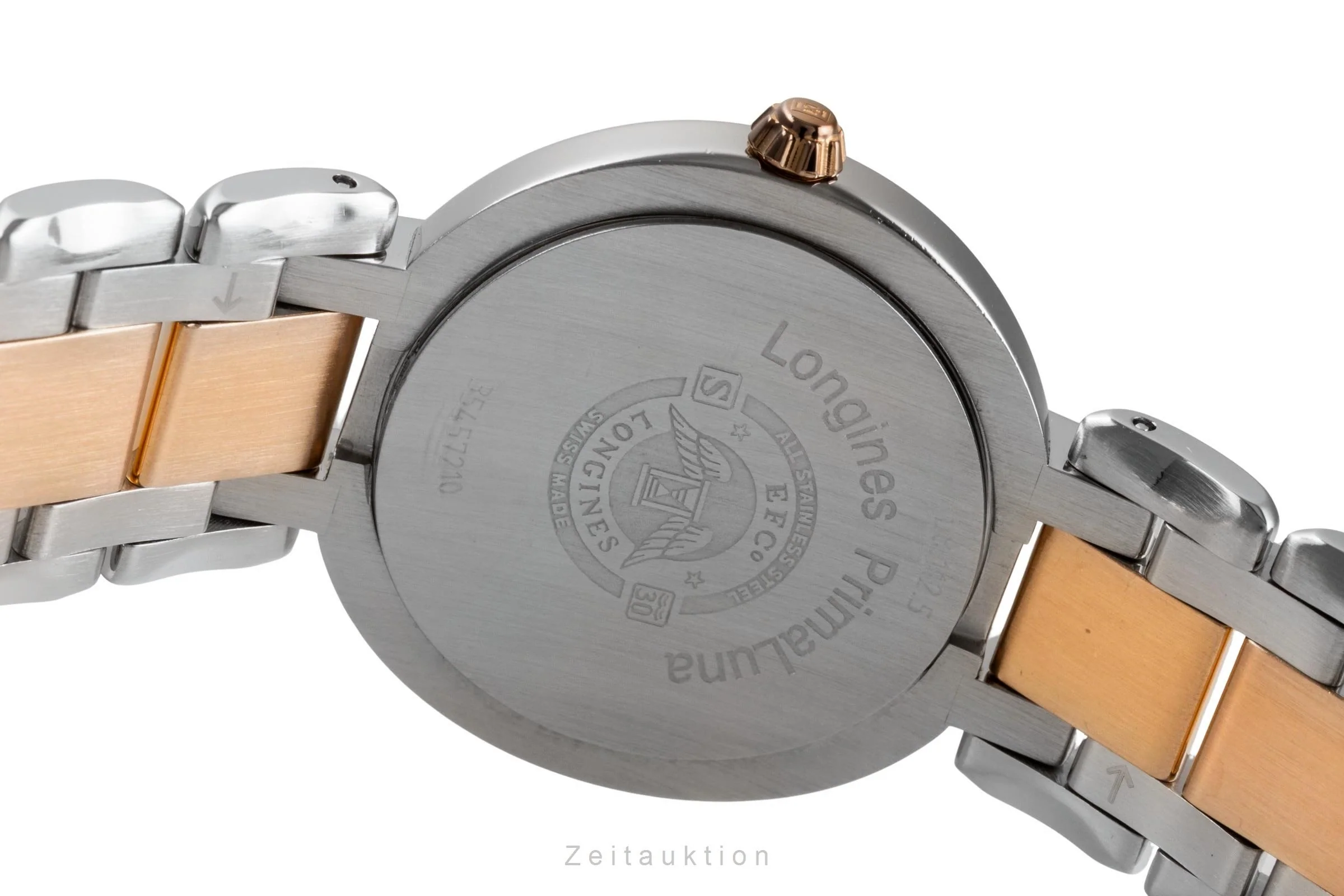 Longines Prima Luna steel / gold quartz women's watch L8.112.5.83.6  [2503154] - Image 13