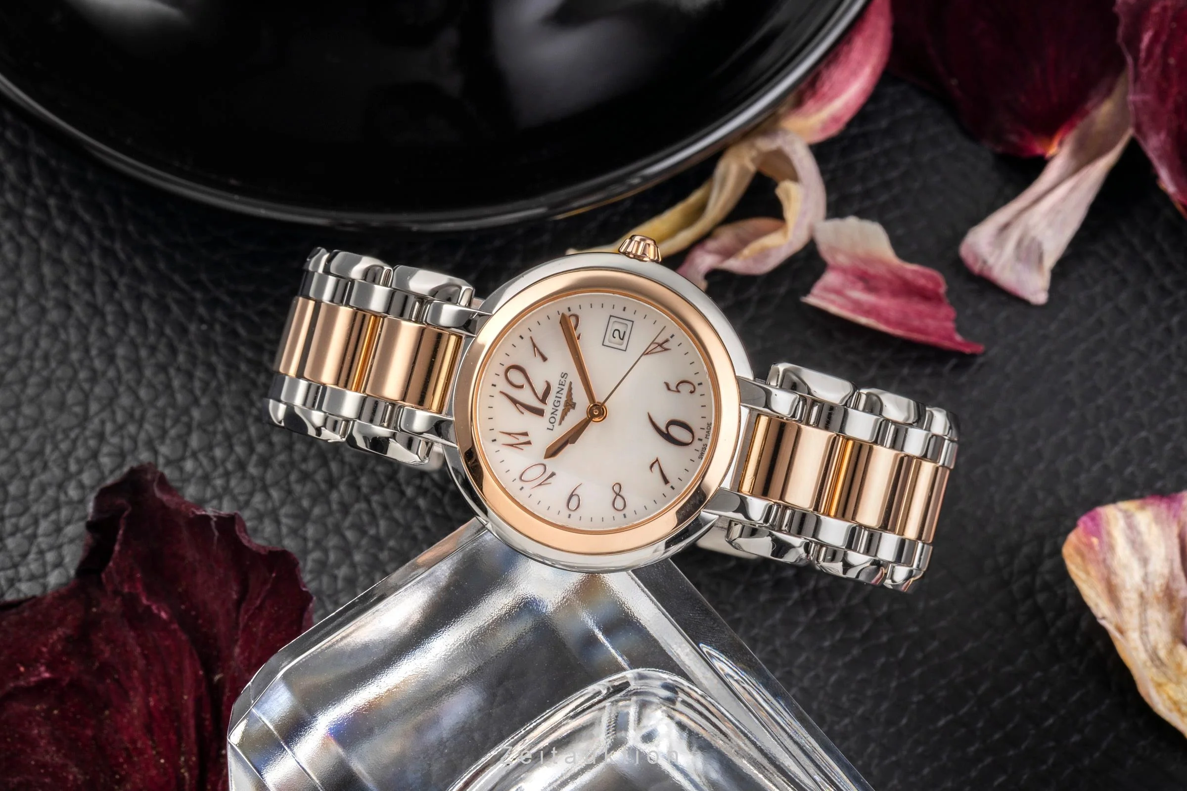 Longines Prima Luna steel / gold quartz women's watch L8.112.5.83.6  [2503154] - Image 3