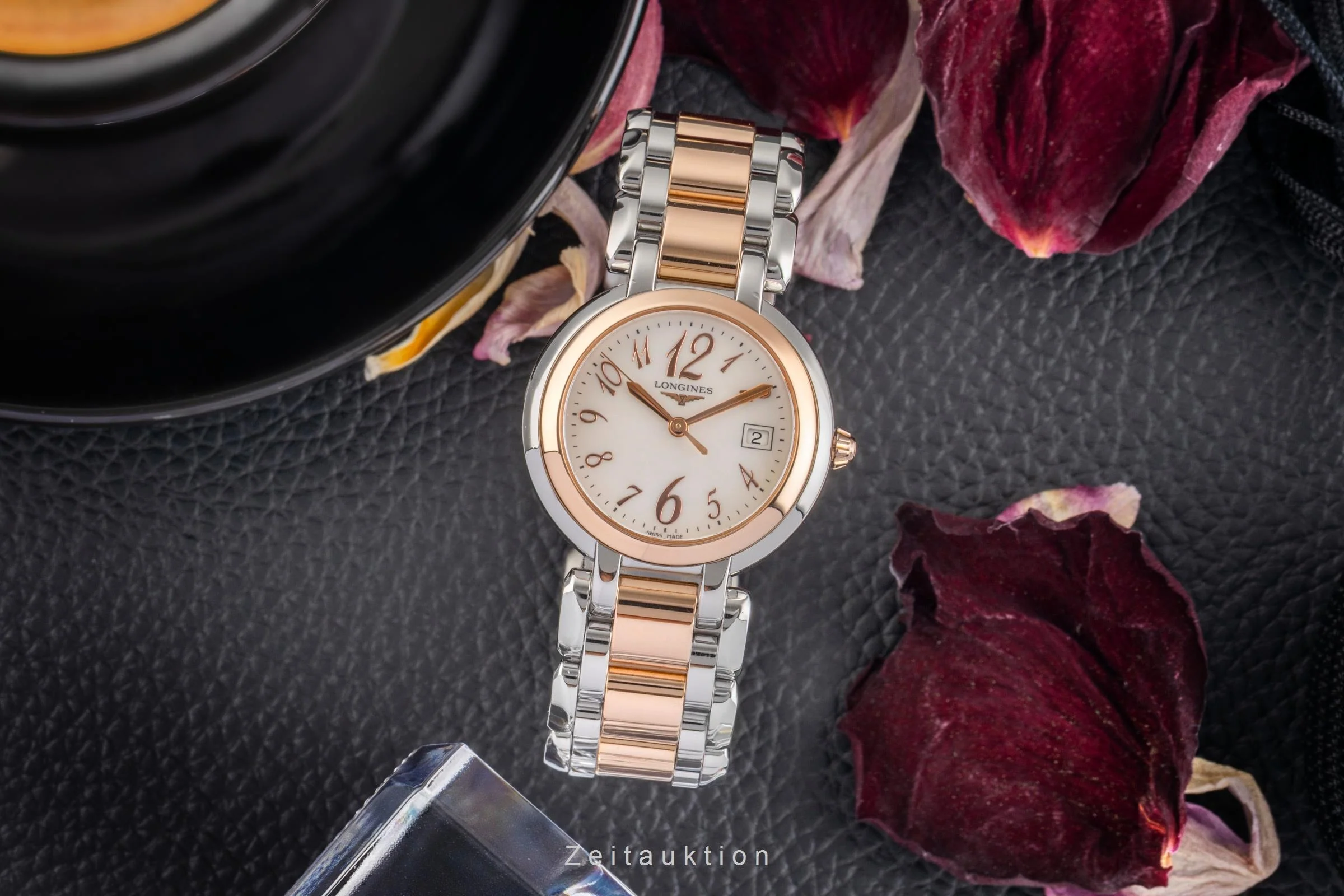 Longines Prima Luna steel / gold quartz women's watch L8.112.5.83.6  [2503154] - Image 4