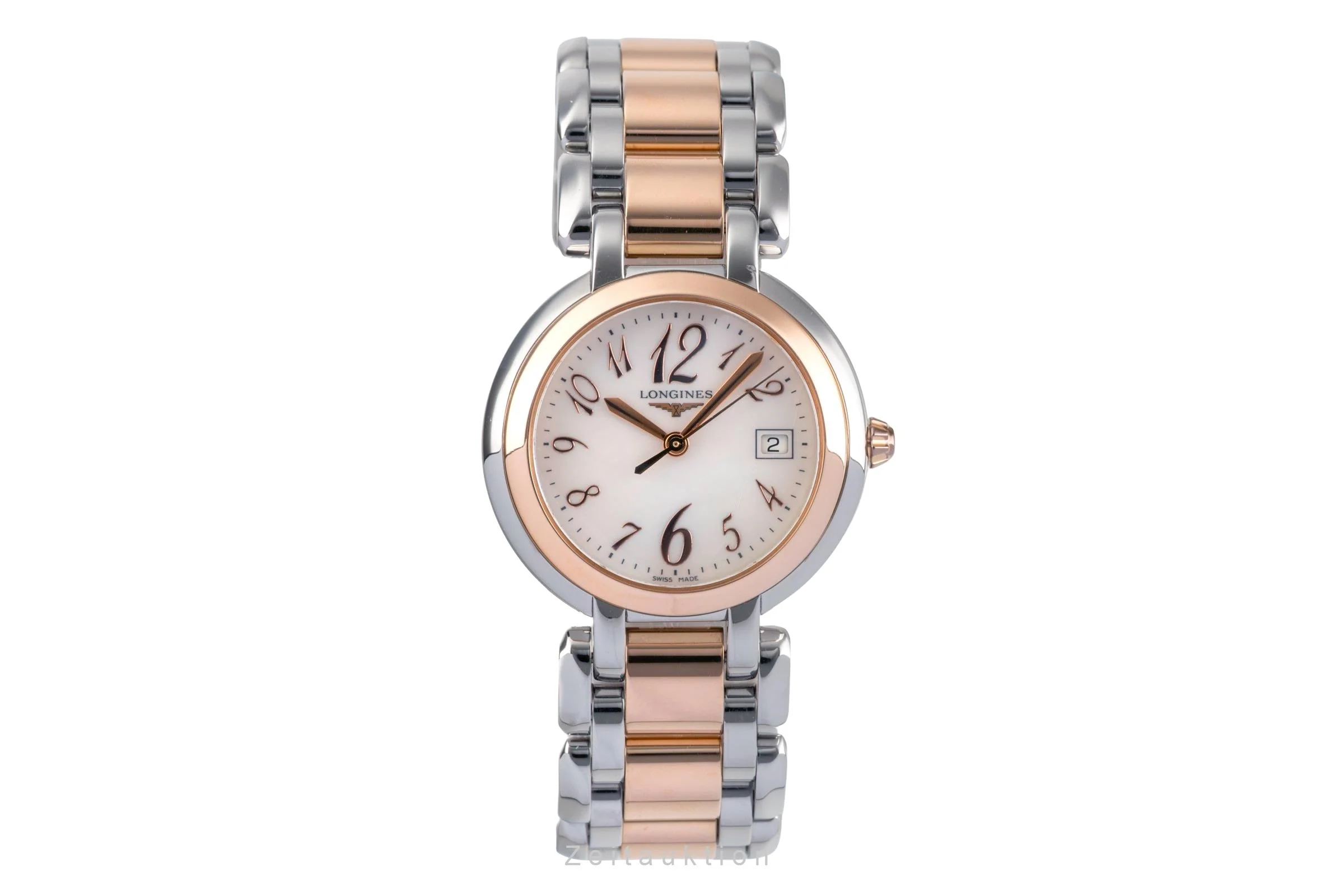 Longines Prima Luna steel / gold quartz women's watch L8.112.5.83.6  [2503154] - Image 5