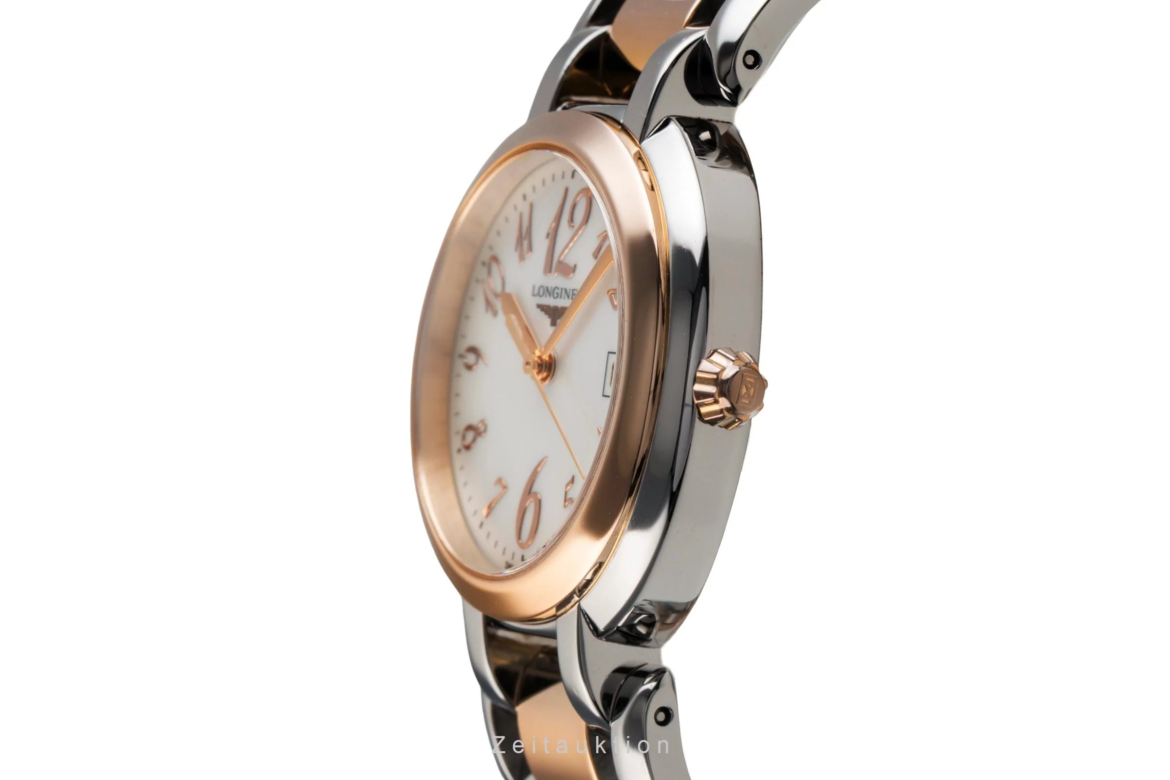 Longines Prima Luna steel / gold quartz women's watch L8.112.5.83.6  [2503154] - Image 7