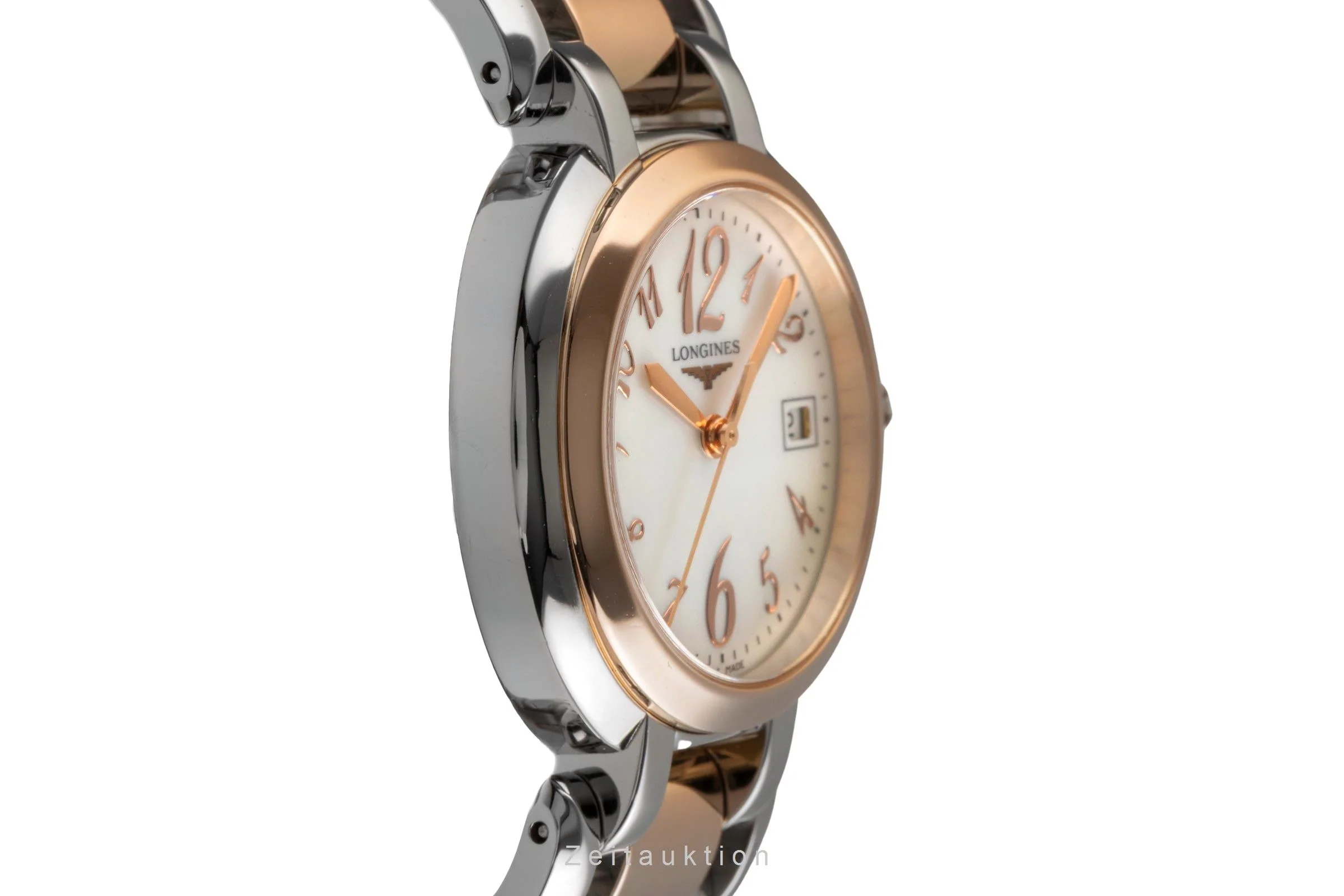 Longines Prima Luna steel / gold quartz women's watch L8.112.5.83.6  [2503154] - Image 8