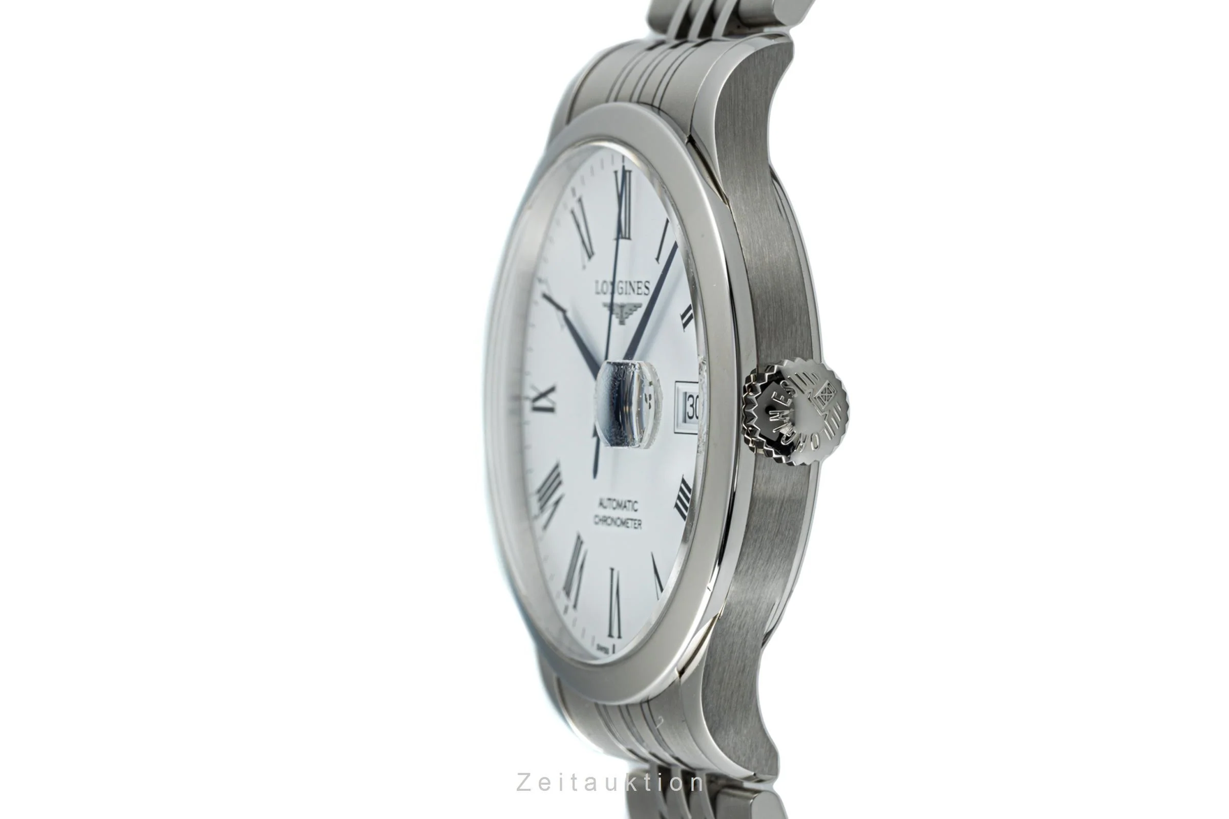 Longines Record steel automatic men's watch L2.820.4.11.6 LP: 2130EUR  [2204497] - Image 6