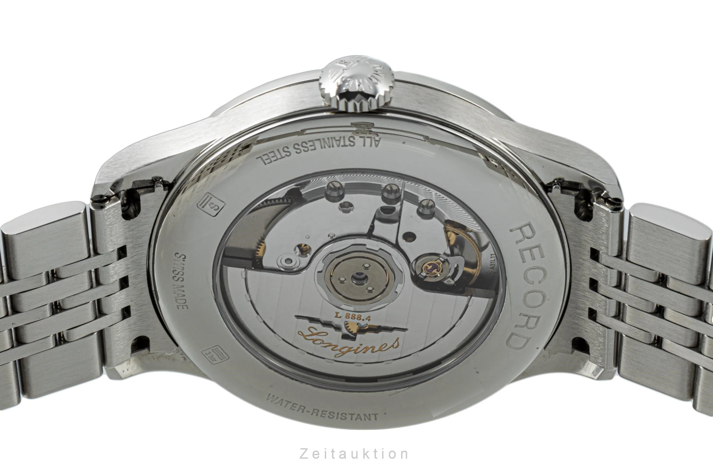 Longines Record steel automatic men's watch L2.820.4.11.6 LP: 2130EUR  [2204497] - Image 9