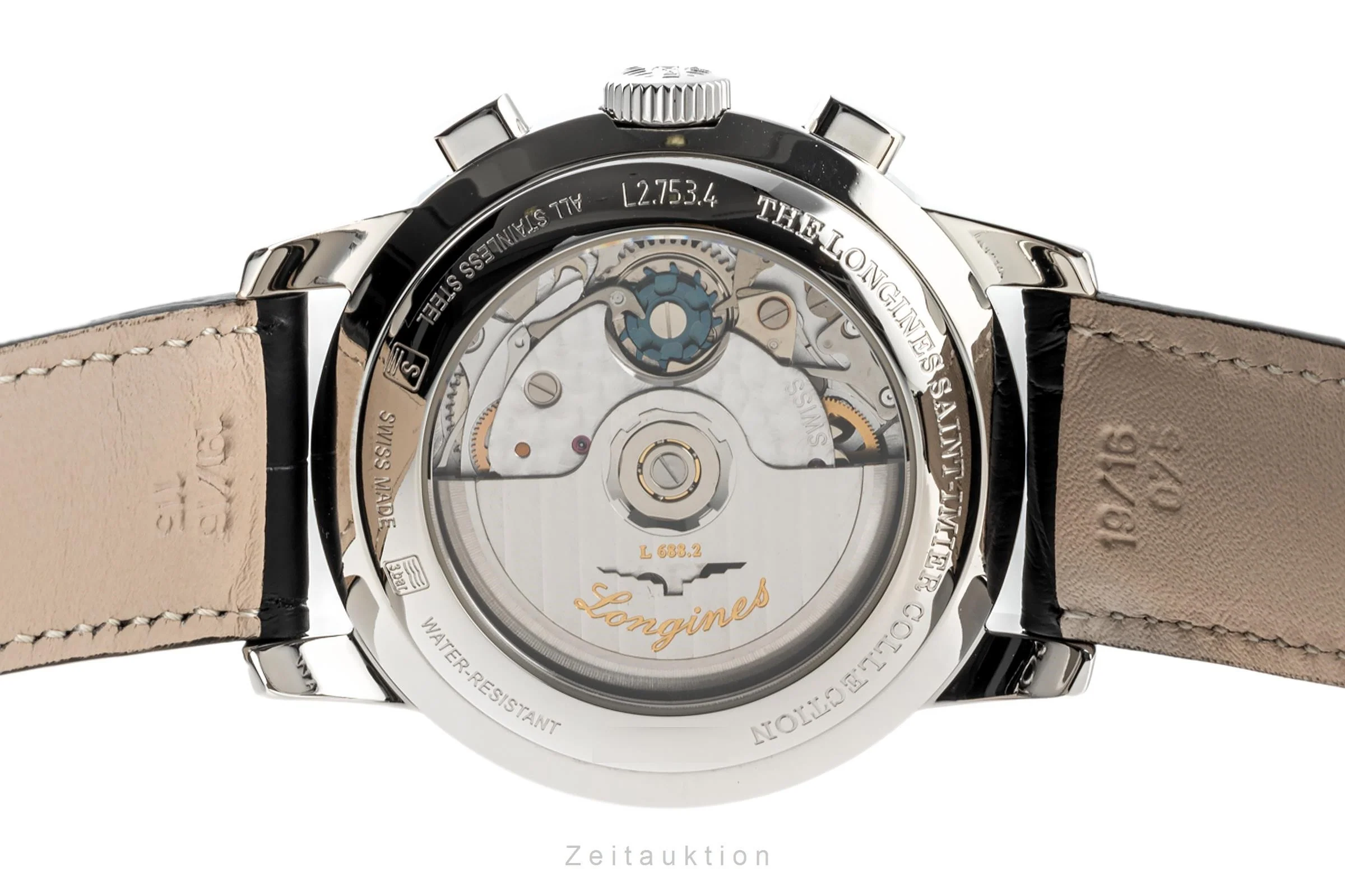 Longines Saint-Imier chronograph steel automatic men's watch L2.753.4  [2304438] - Image 10