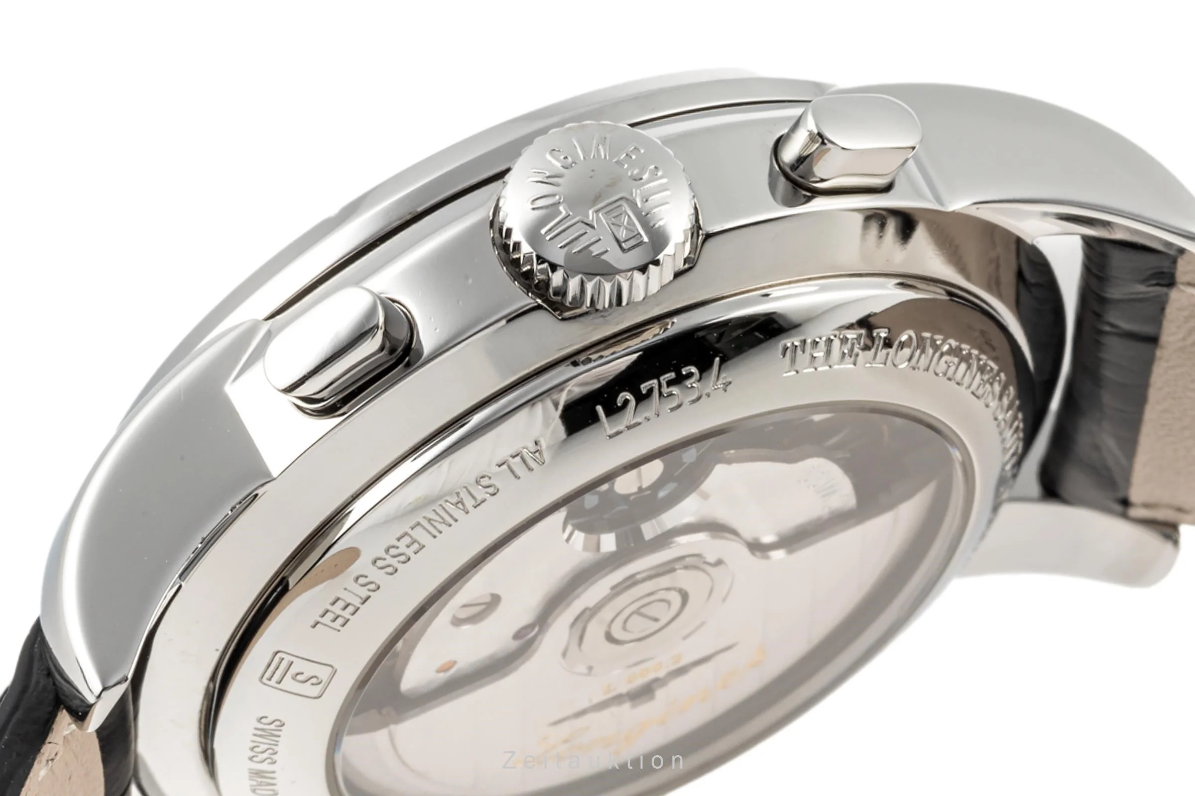 Longines Saint-Imier chronograph steel automatic men's watch L2.753.4  [2304438] - Image 11
