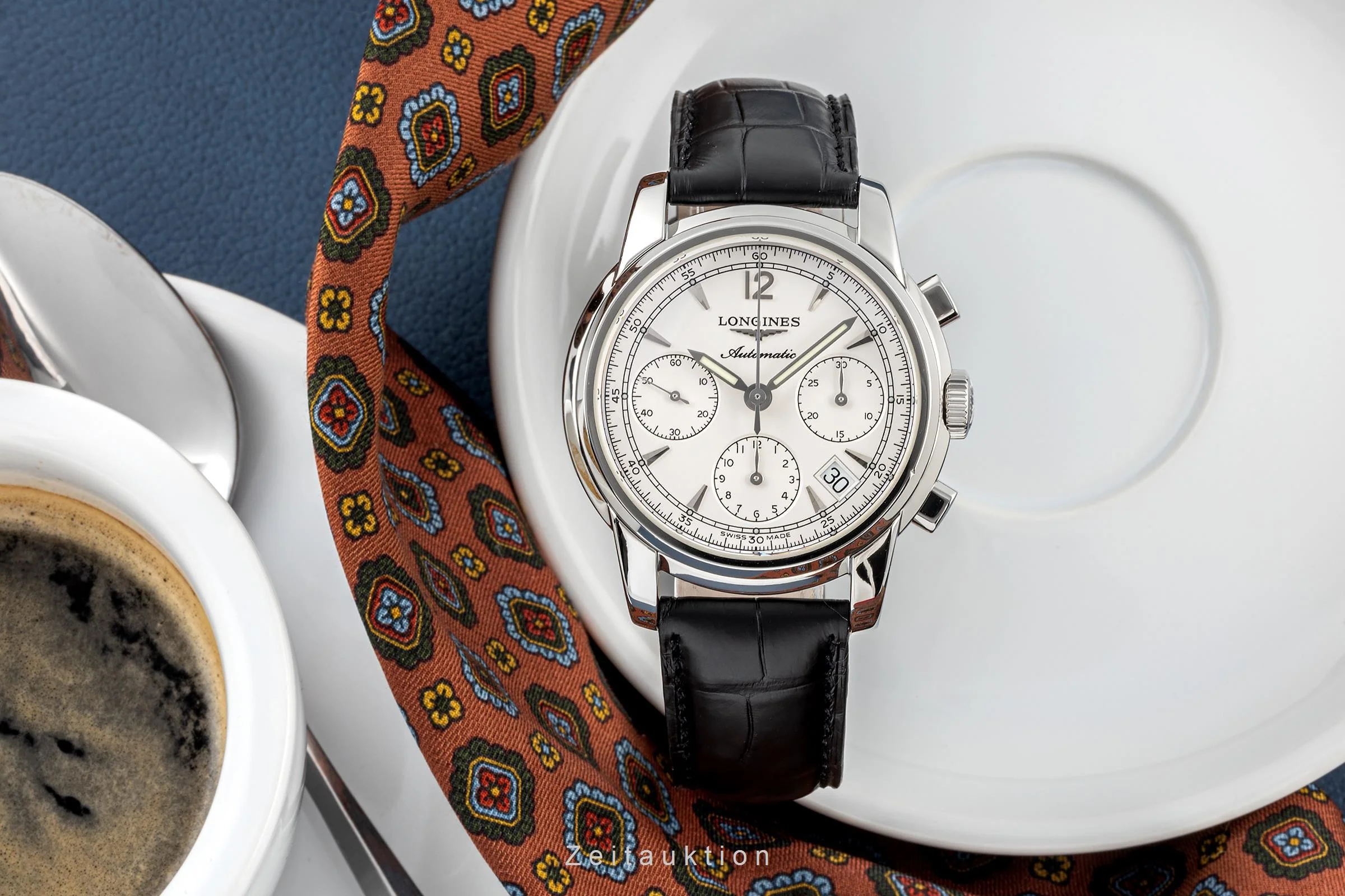 Longines Saint-Imier chronograph steel automatic men's watch L2.753.4  [2304438] - Image 3