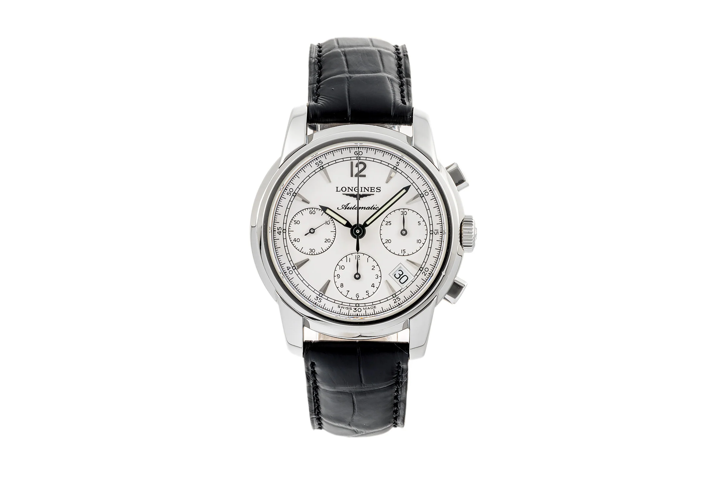 Longines Saint-Imier chronograph steel automatic men's watch L2.753.4  [2304438] - Image 4