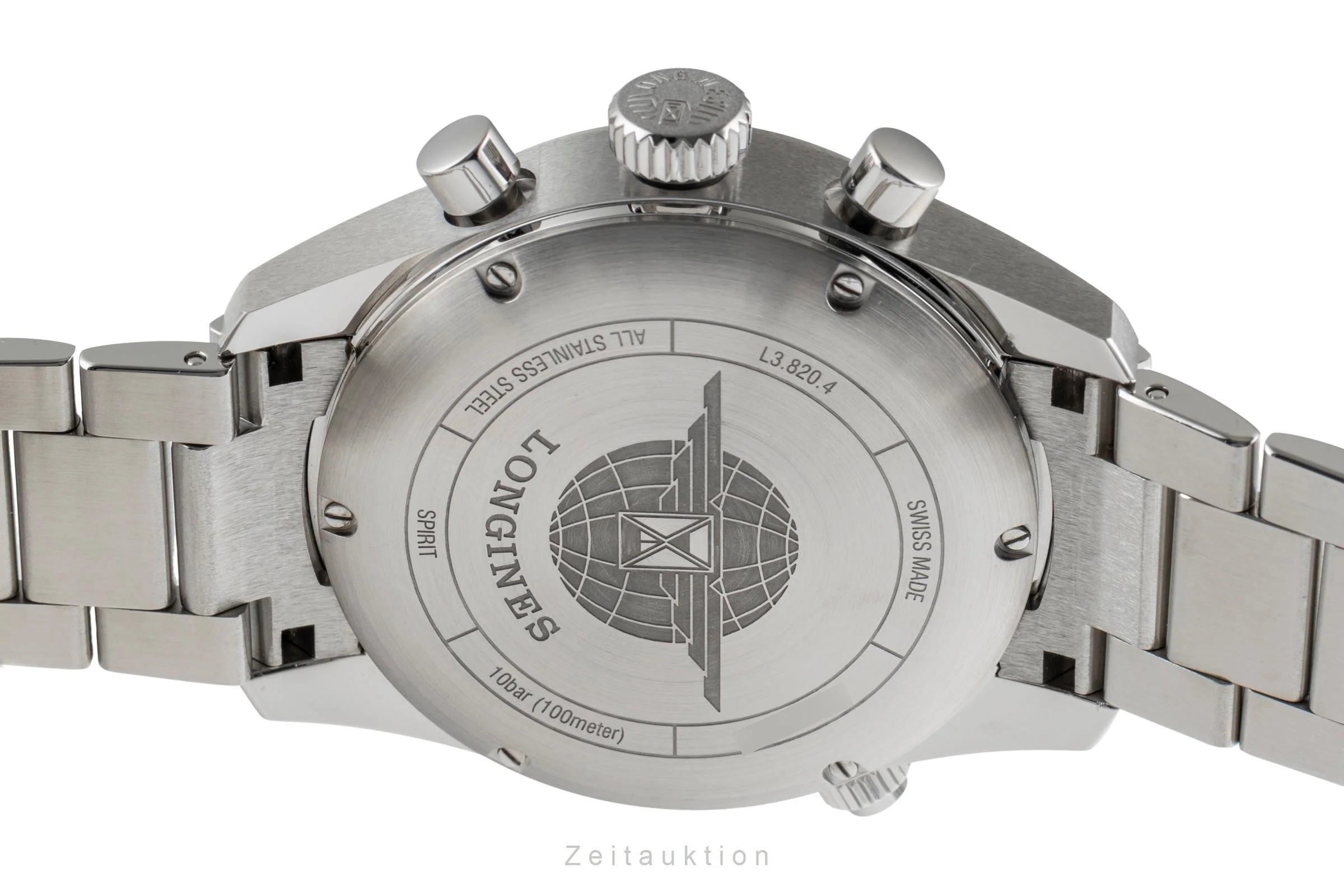 Longines Spirit chronograph steel automatic men's watch L3.820.4.53.6  [2503207] - Image 11
