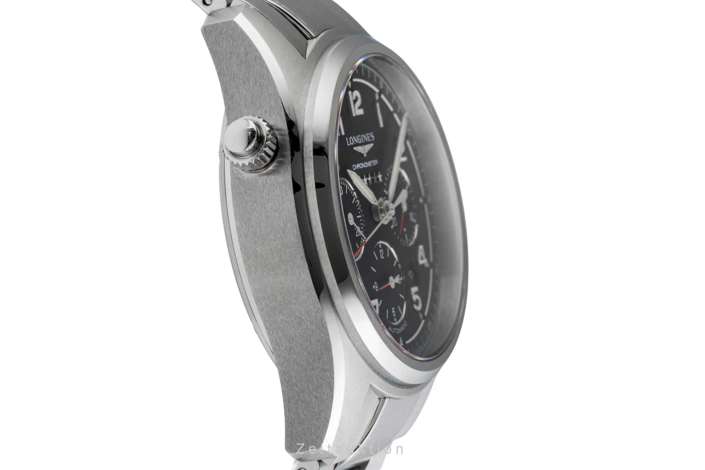Longines Spirit chronograph steel automatic men's watch L3.820.4.53.6  [2503207] - Image 8