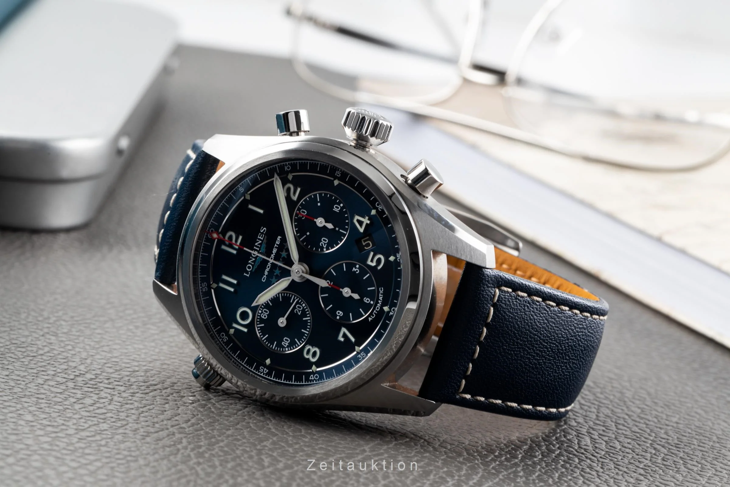 Longines Spirit chronograph steel automatic men's watch L3.820.4.93.0, L3.820.4 LP: 2900EUR  [2206242] - Image 2
