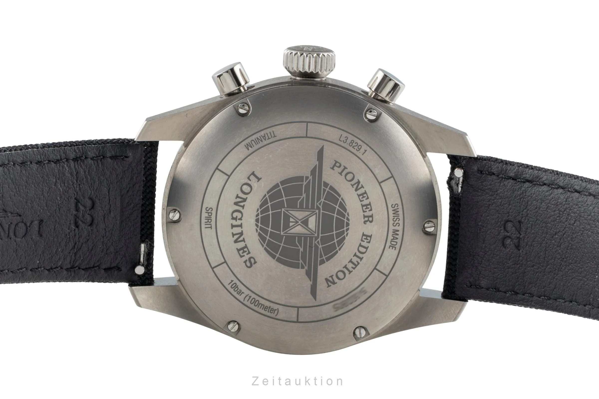 Longines Spirit chronograph titanium automatic men's watch L3.829.1.53.2  [2600005] - Image 12