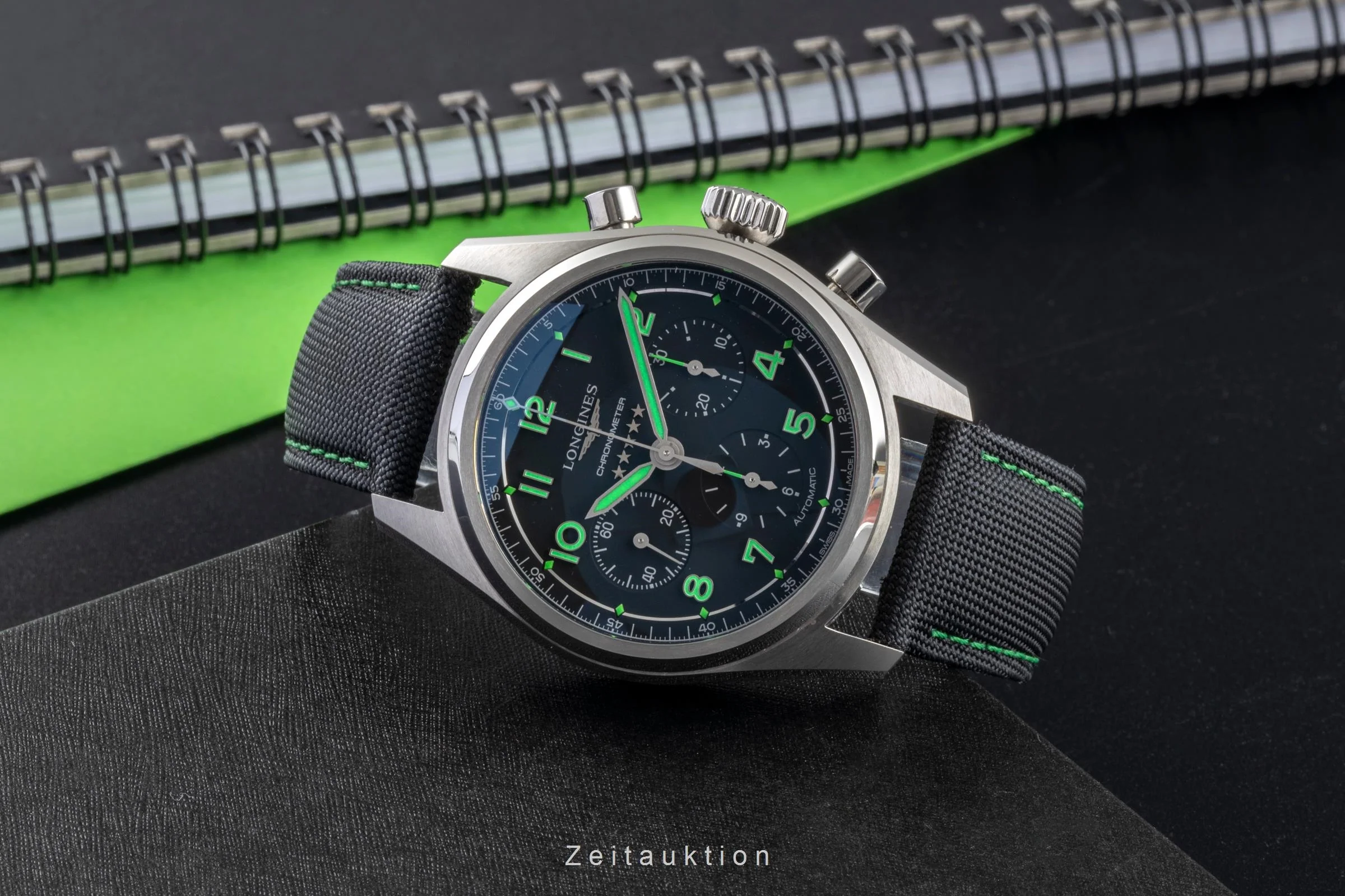 Longines Spirit chronograph titanium automatic men's watch L3.829.1.53.2  [2600005] - Image 3