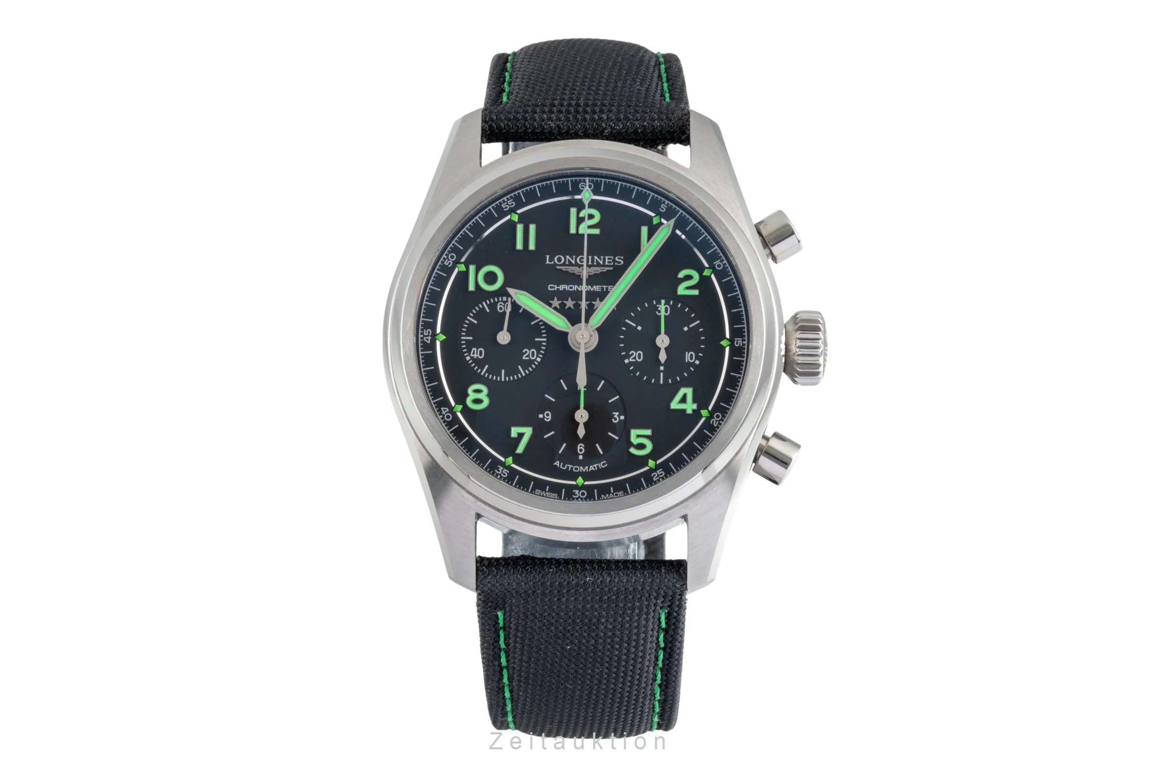 Longines Spirit chronograph titanium automatic men's watch L3.829.1.53.2  [2600005] - Image 5