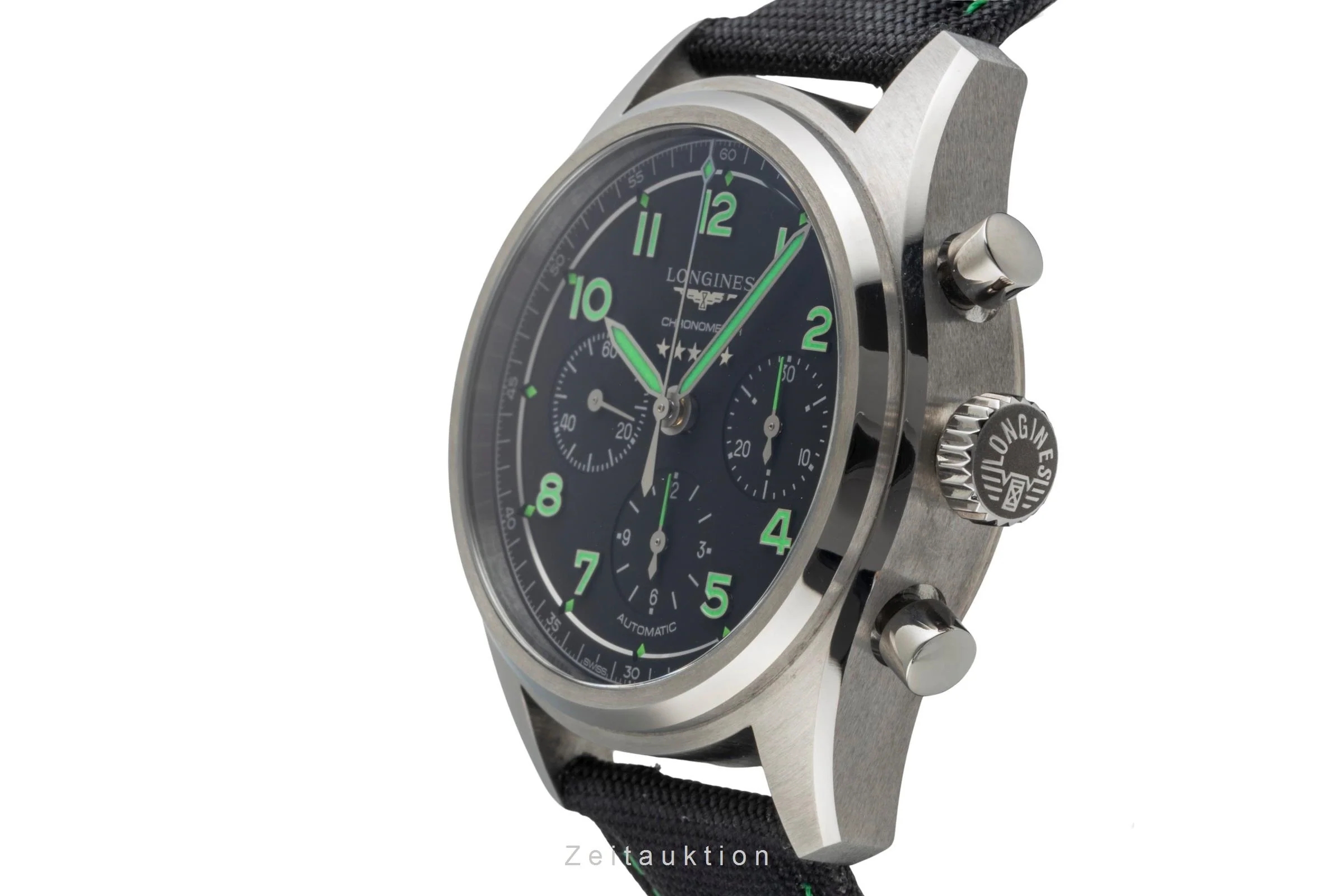 Longines Spirit chronograph titanium automatic men's watch L3.829.1.53.2  [2600005] - Image 7