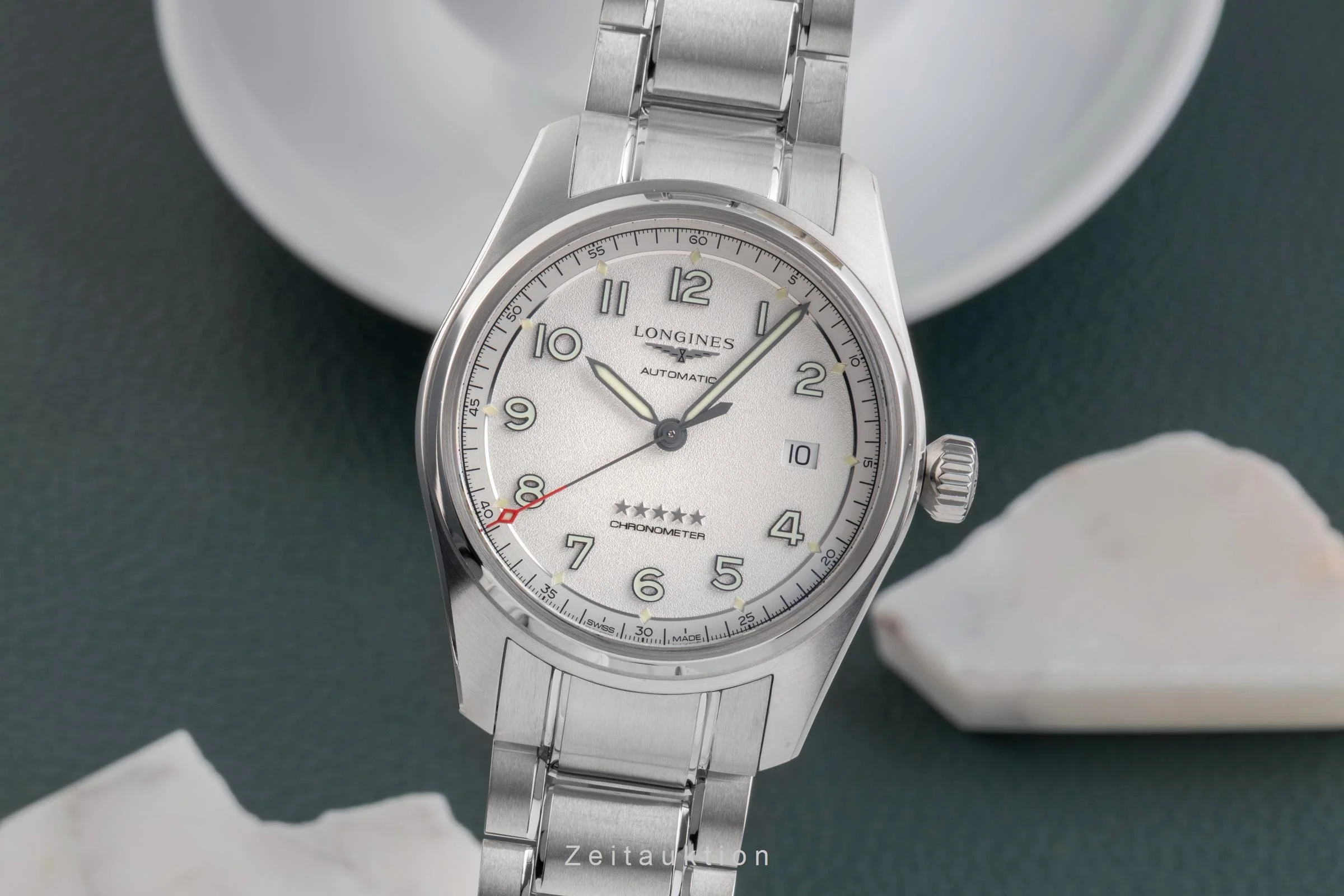Longines Spirit steel automatic men's watch L3.810.4.73.9  [2504201] - Image 2