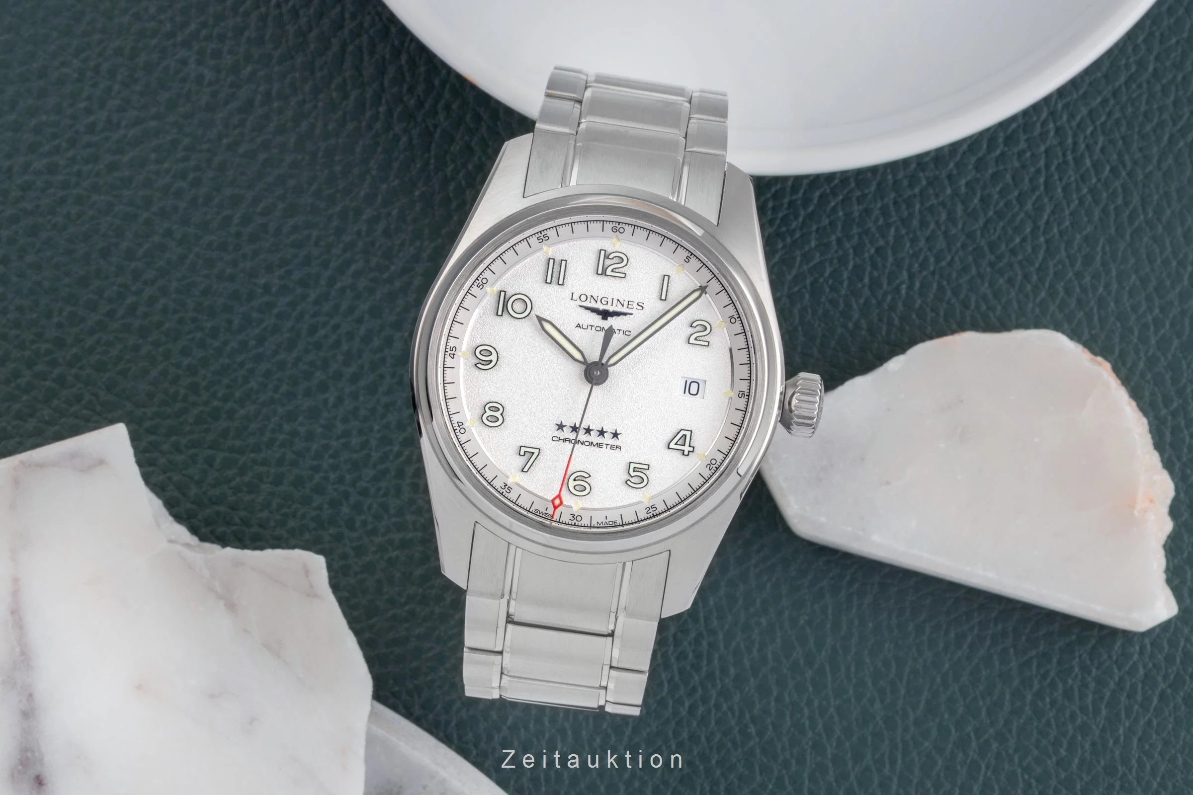 Longines Spirit steel automatic men's watch L3.810.4.73.9  [2504201] - Image 4