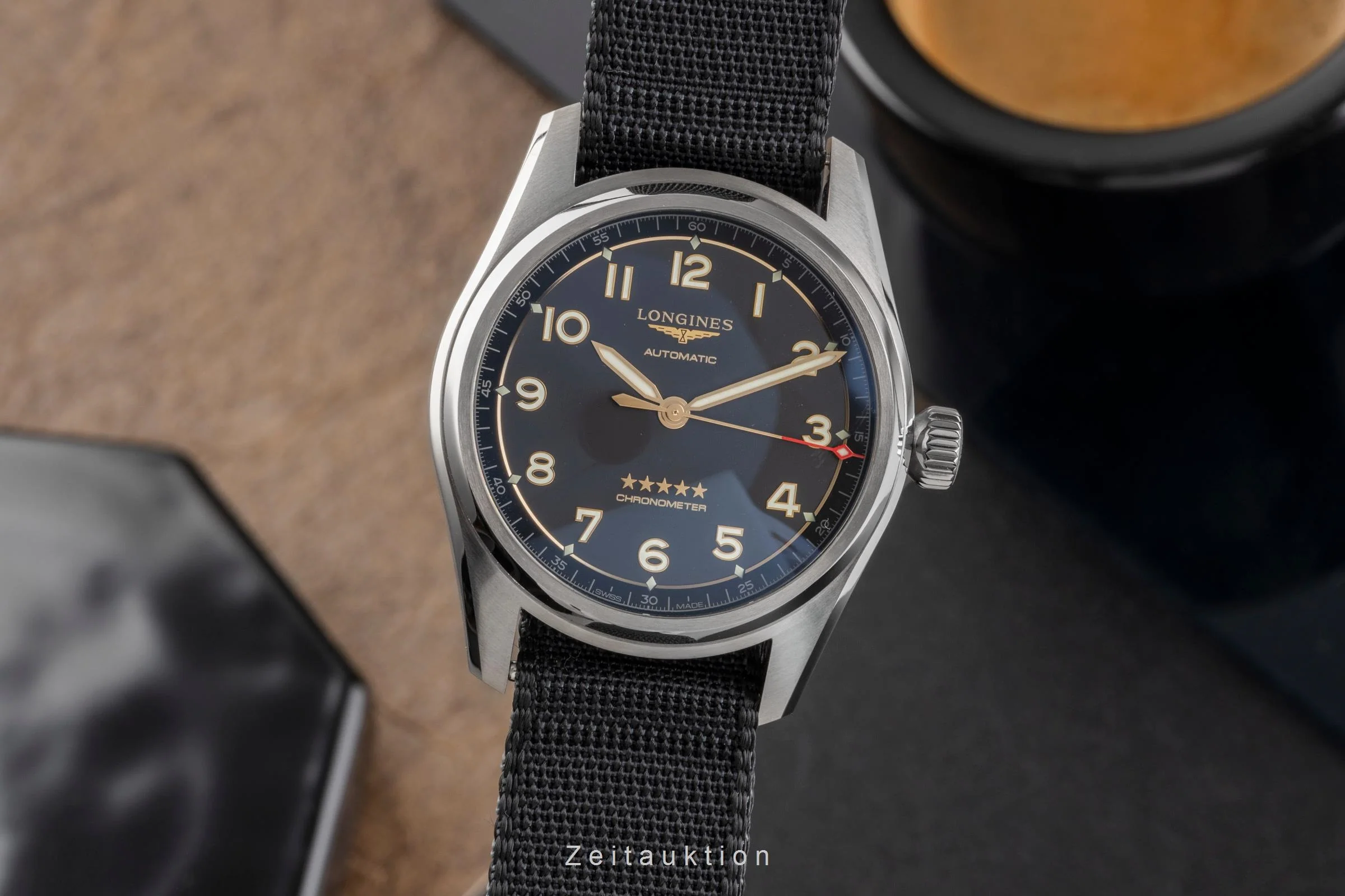 Longines Spirit titanium automatic men's watch L3.810.1.53.2 LP: 3400EUR  [2503407] - Image 2